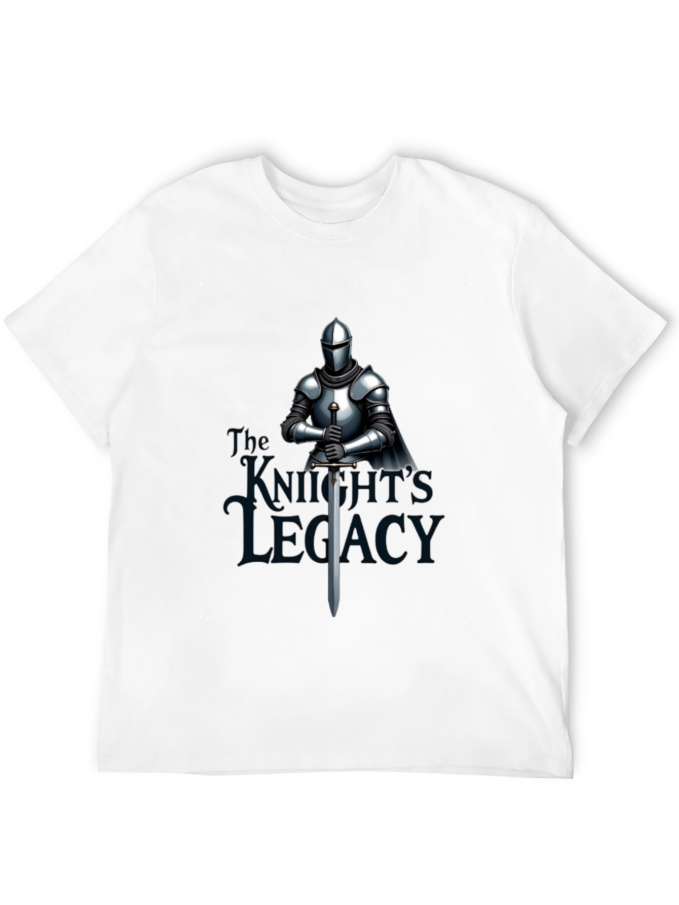 Knights Legacy Graphic Tee - Medieval Armor Design