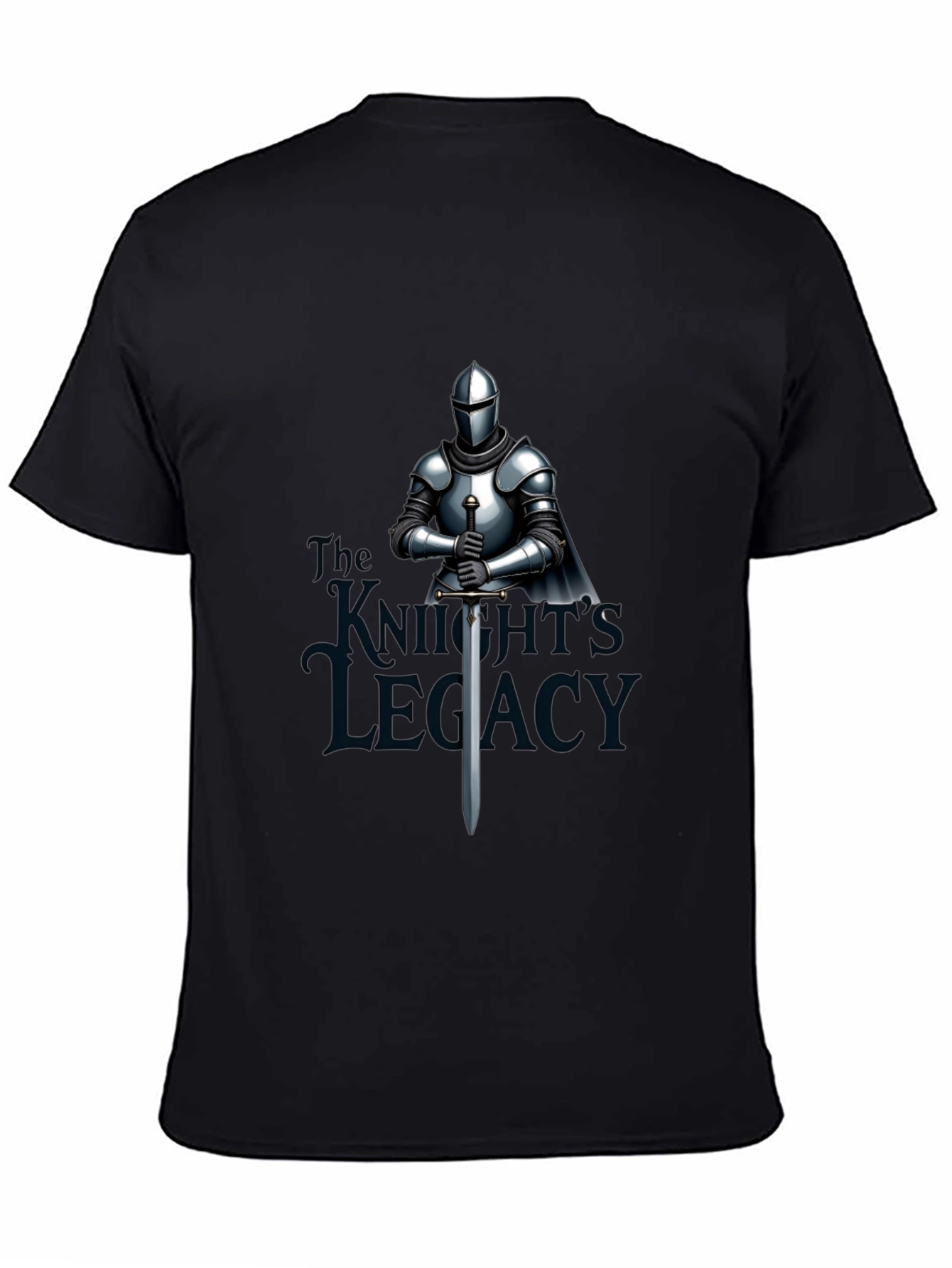 Knights Legacy Graphic Tee - Medieval Armor Design