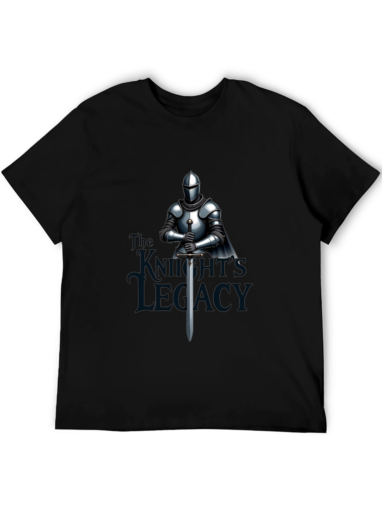 Knights Legacy Graphic Tee - Medieval Armor Design