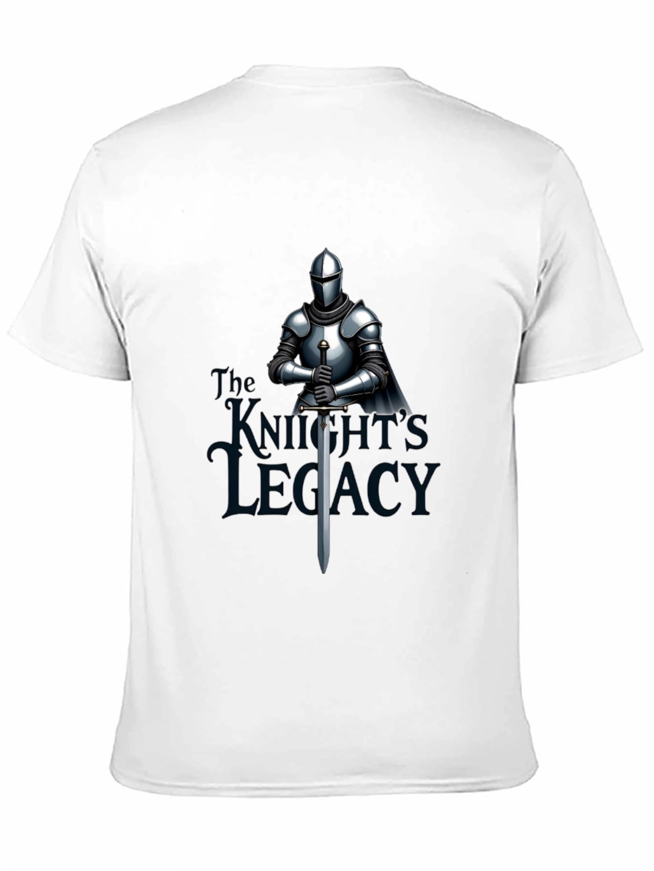 Knights Legacy Graphic Tee - Medieval Armor Design