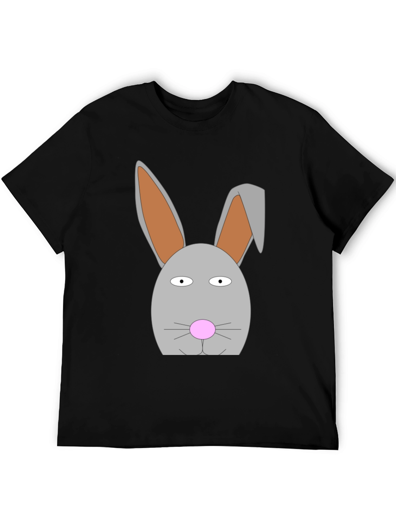 Funny Cartoon Bunny Rabbit Graphic T-Shirt