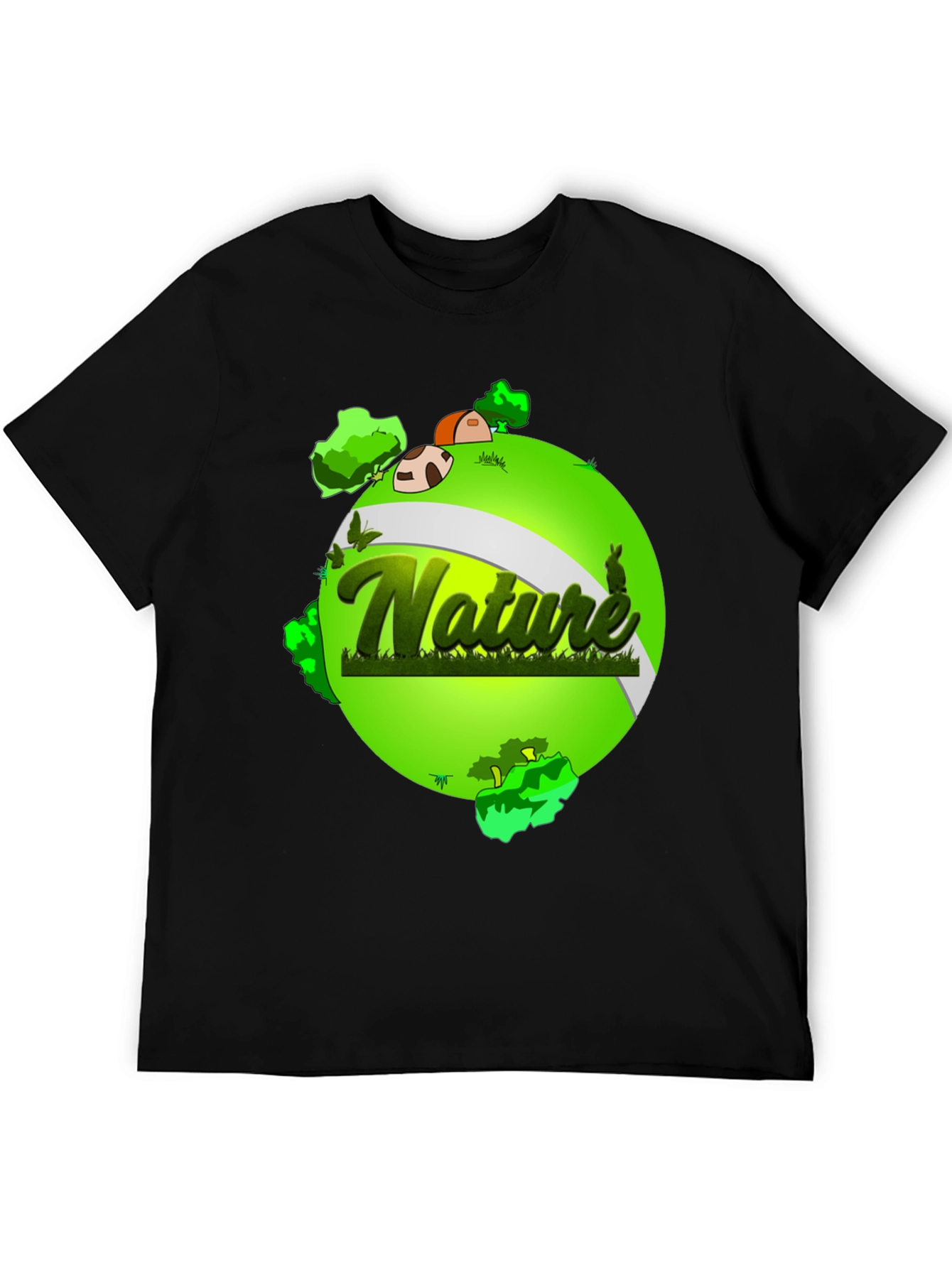 Nature Graphic T-Shirt - Earth Design