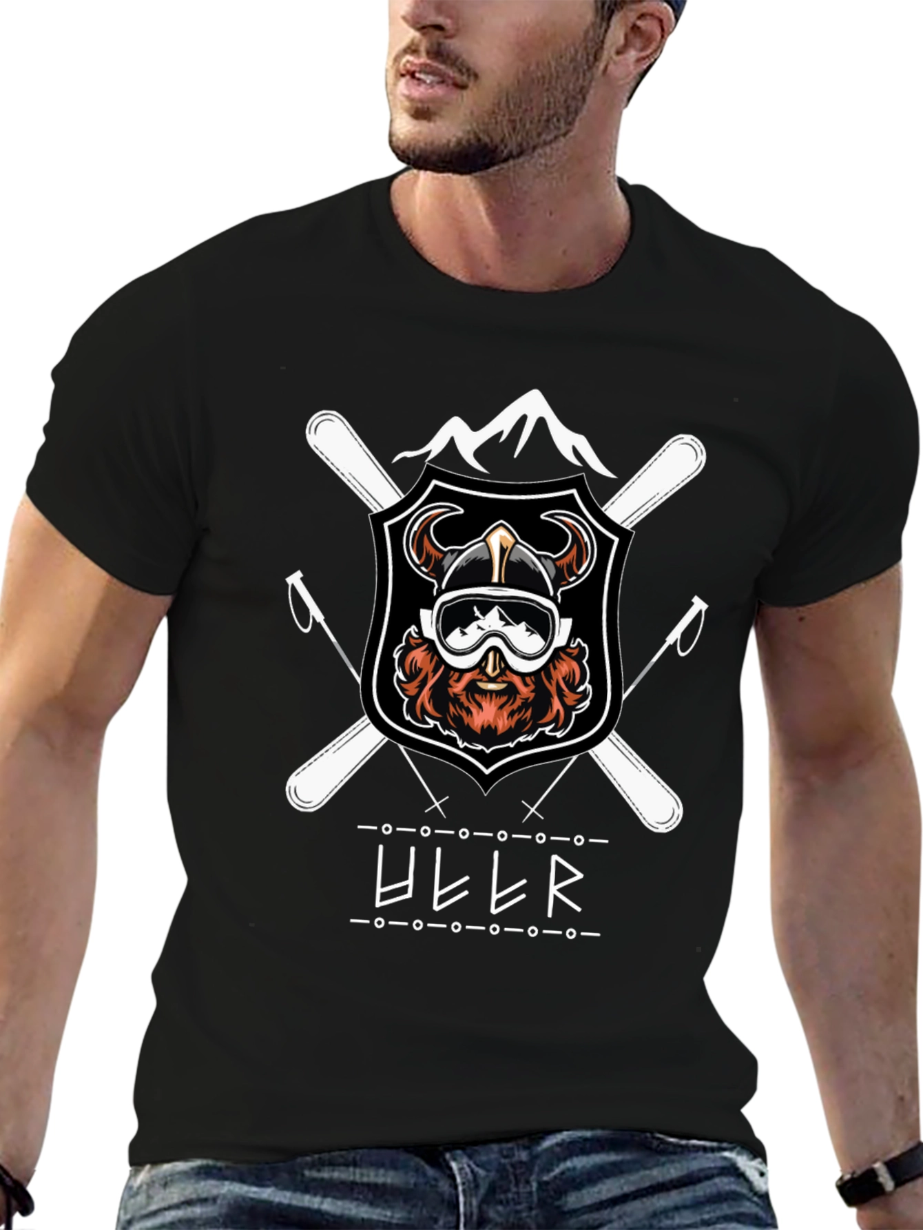 Ullr Viking Ski Graphic T-Shirt