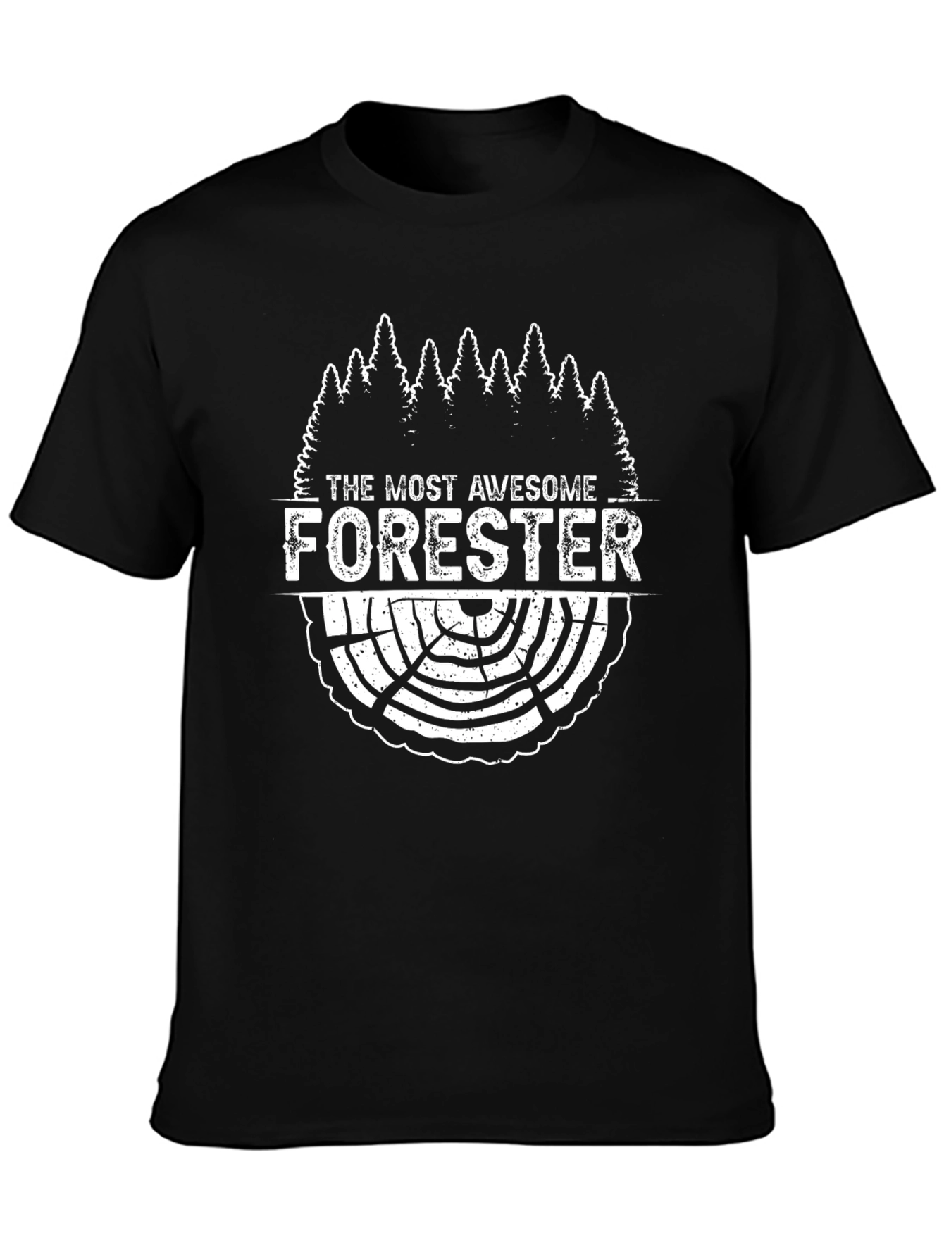 Awesome Forester T-Shirt - Tree Ring Design