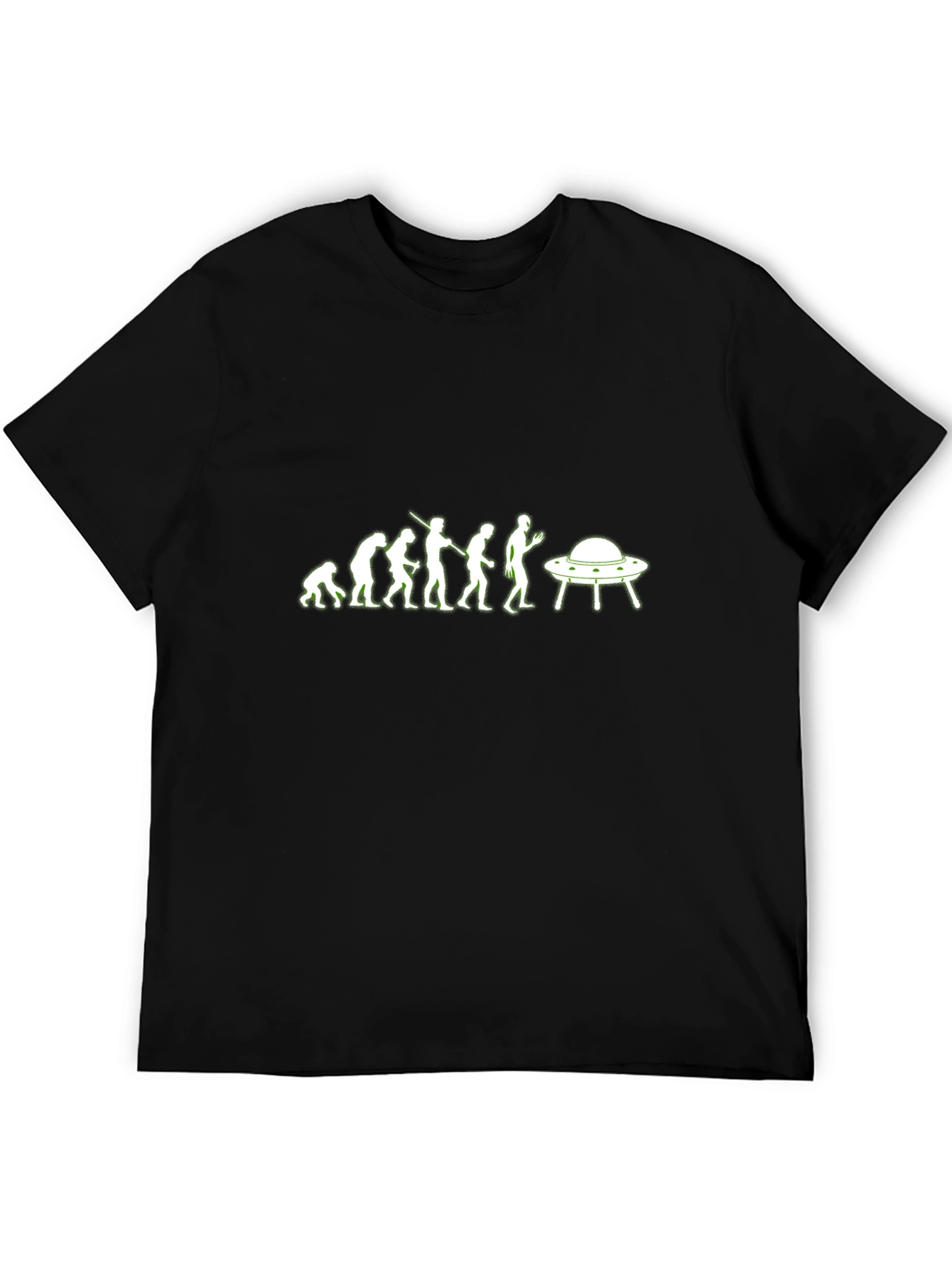 Evolution to UFO Black T-Shirt