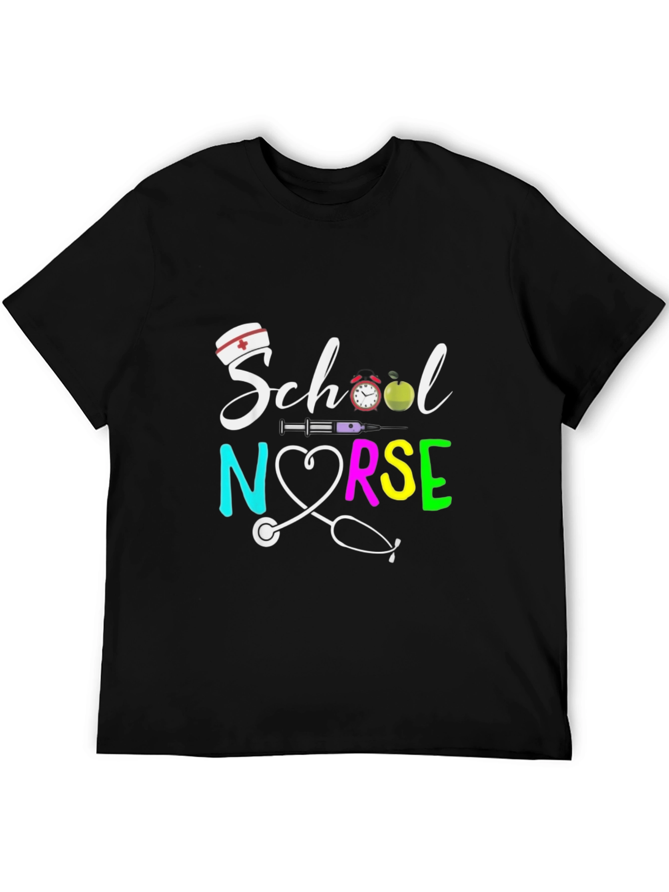 School Nurse Graphic T-Shirt