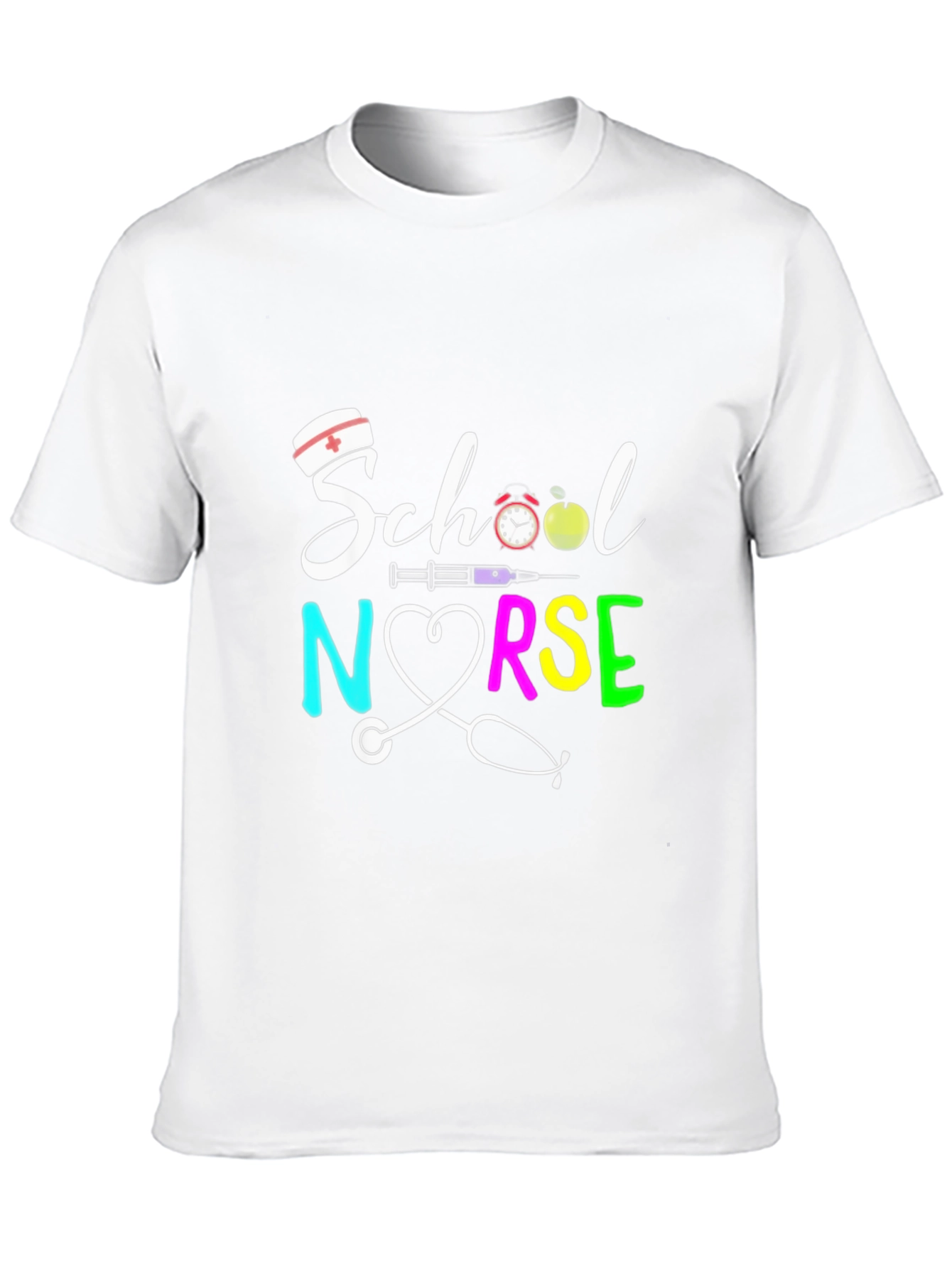 School Nurse Graphic T-Shirt