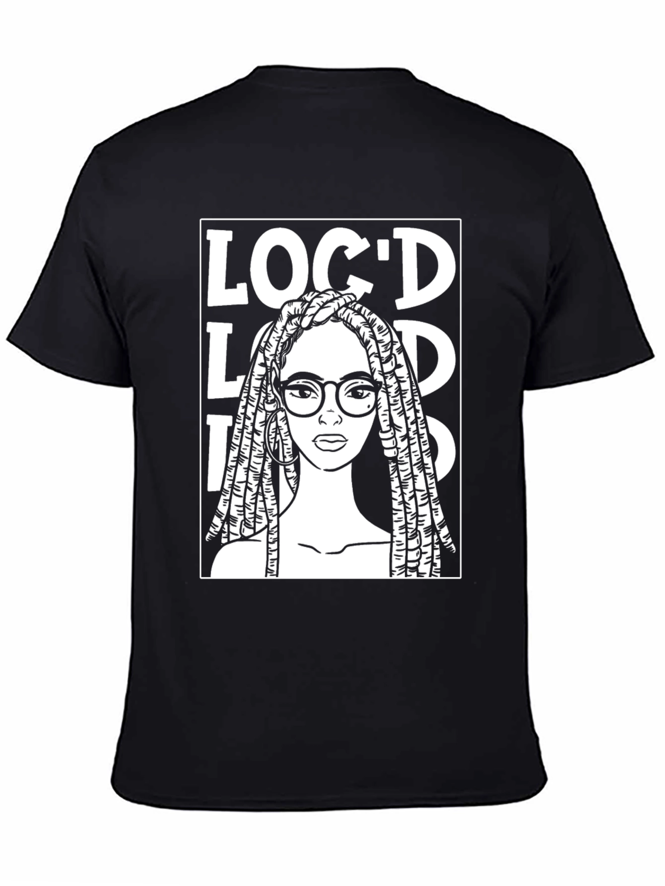 Locd T-Shirt - Black Cotton Graphic Tee
