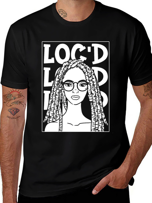 Locd T-Shirt - Black Cotton Graphic Tee