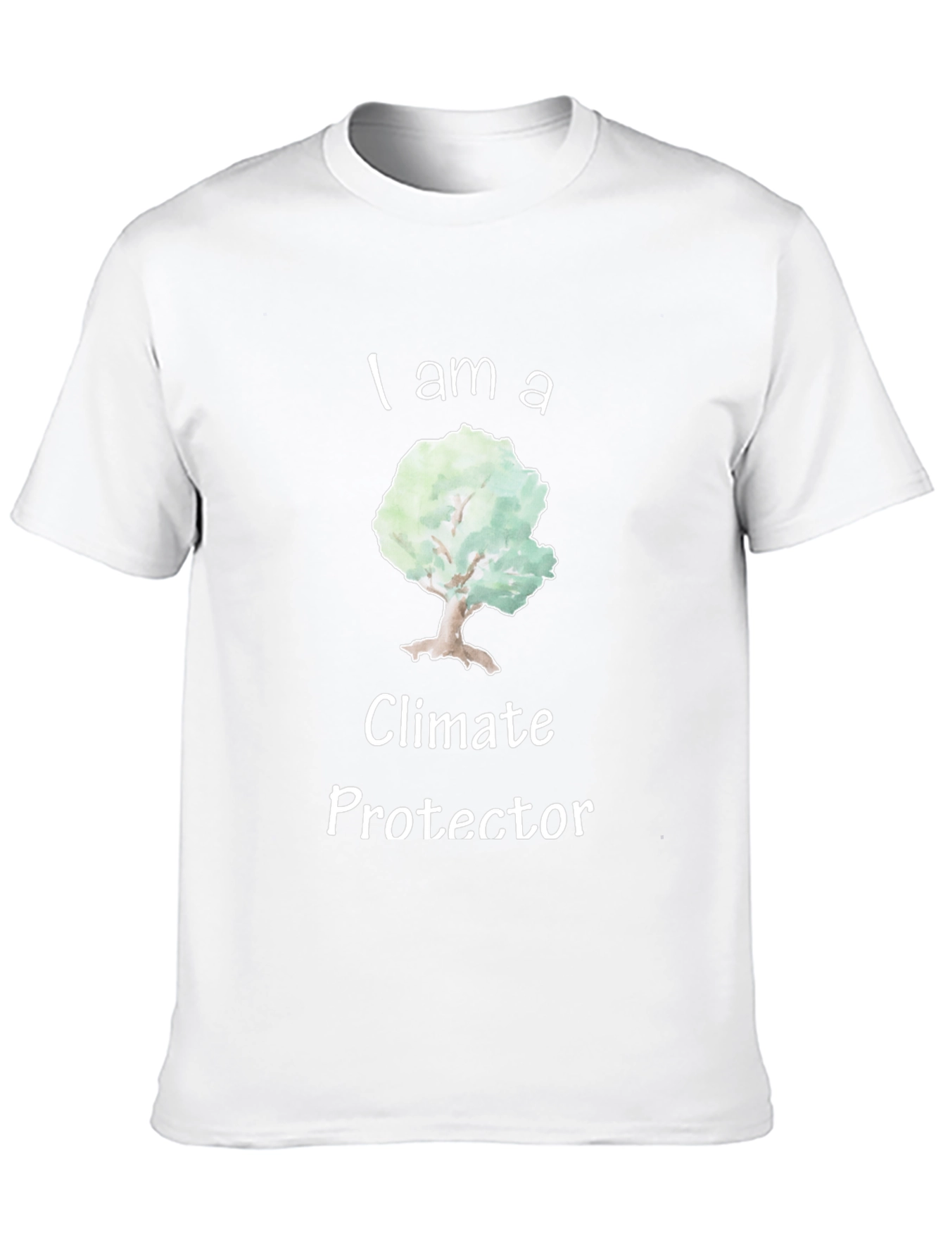 Eco-Friendly I am a Climate Protector Graphic T-Shirt