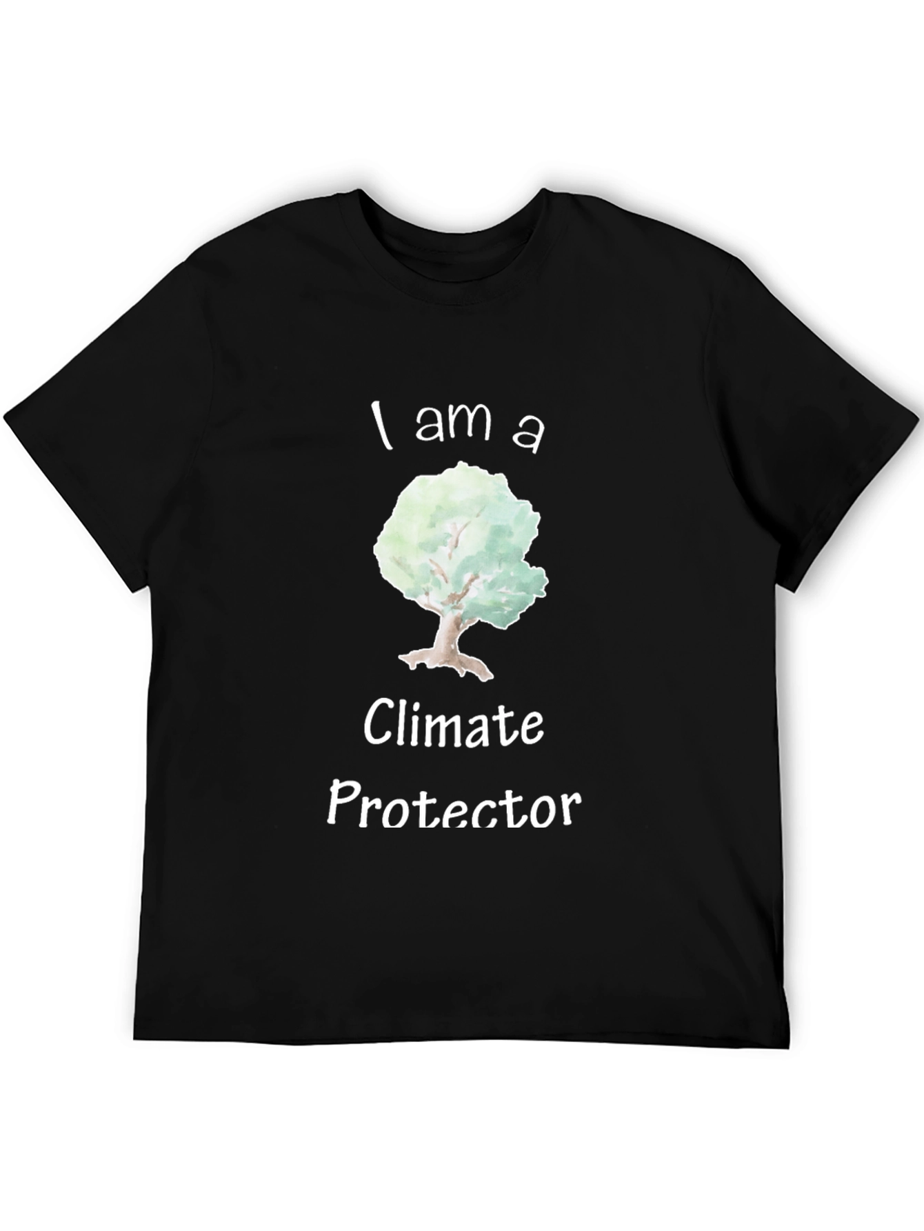Eco-Friendly I am a Climate Protector Graphic T-Shirt