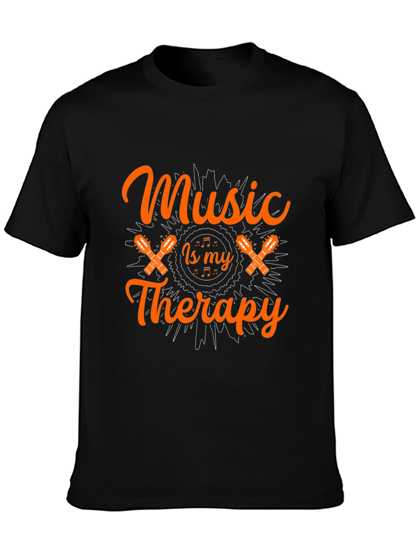 Music is My Therapy Graphic T-Shirt