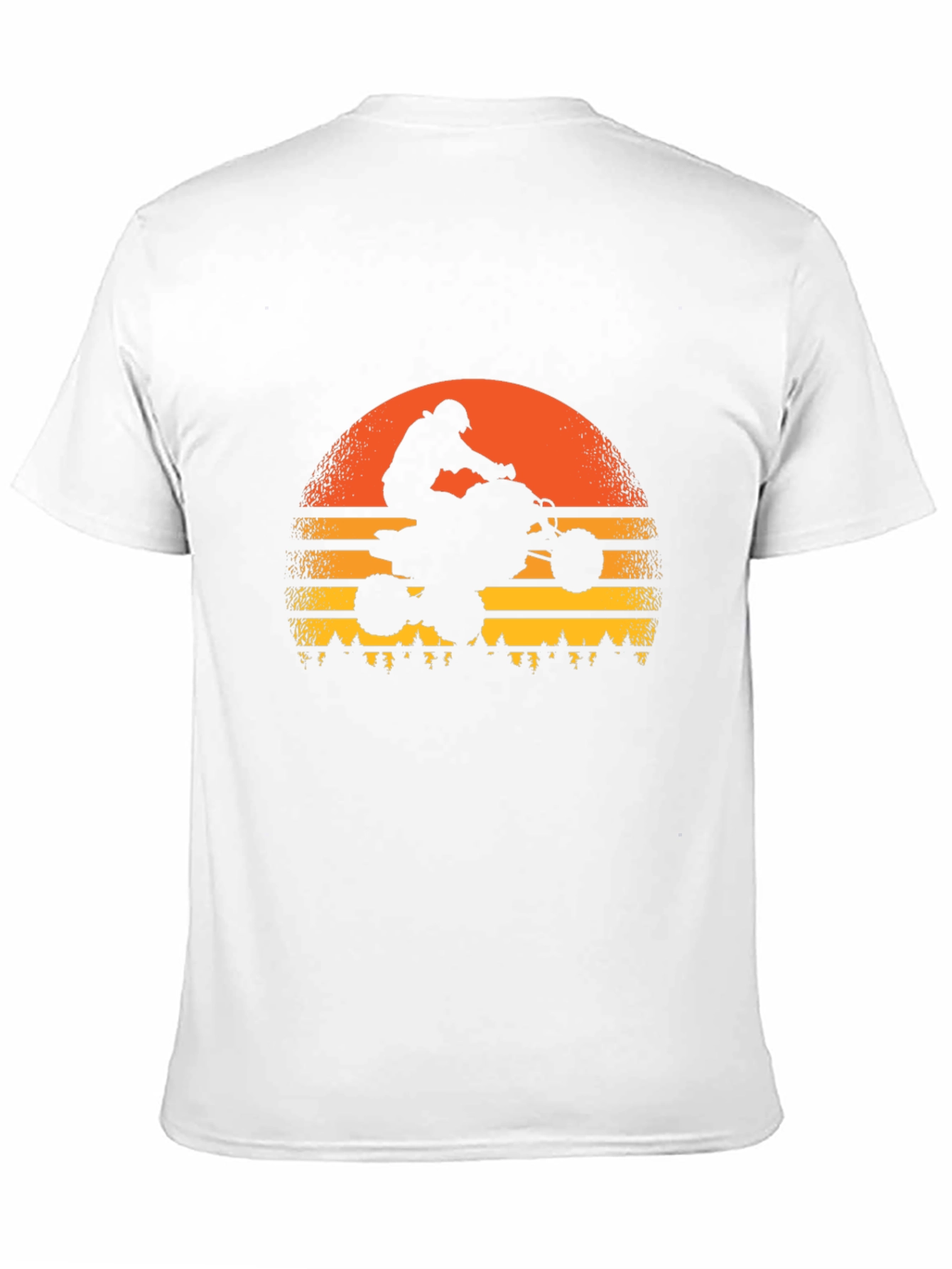 Sunset ATV Rider Graphic Tee - Black