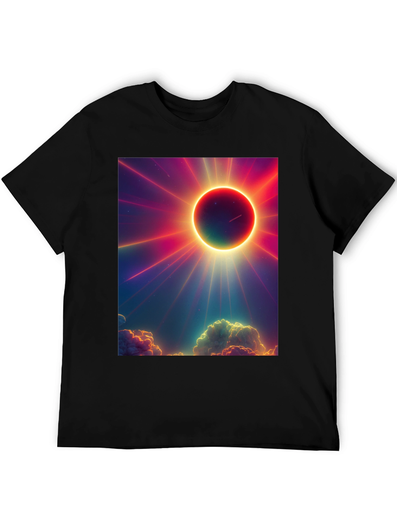 Celestial Eclipse Graphic T-Shirt
