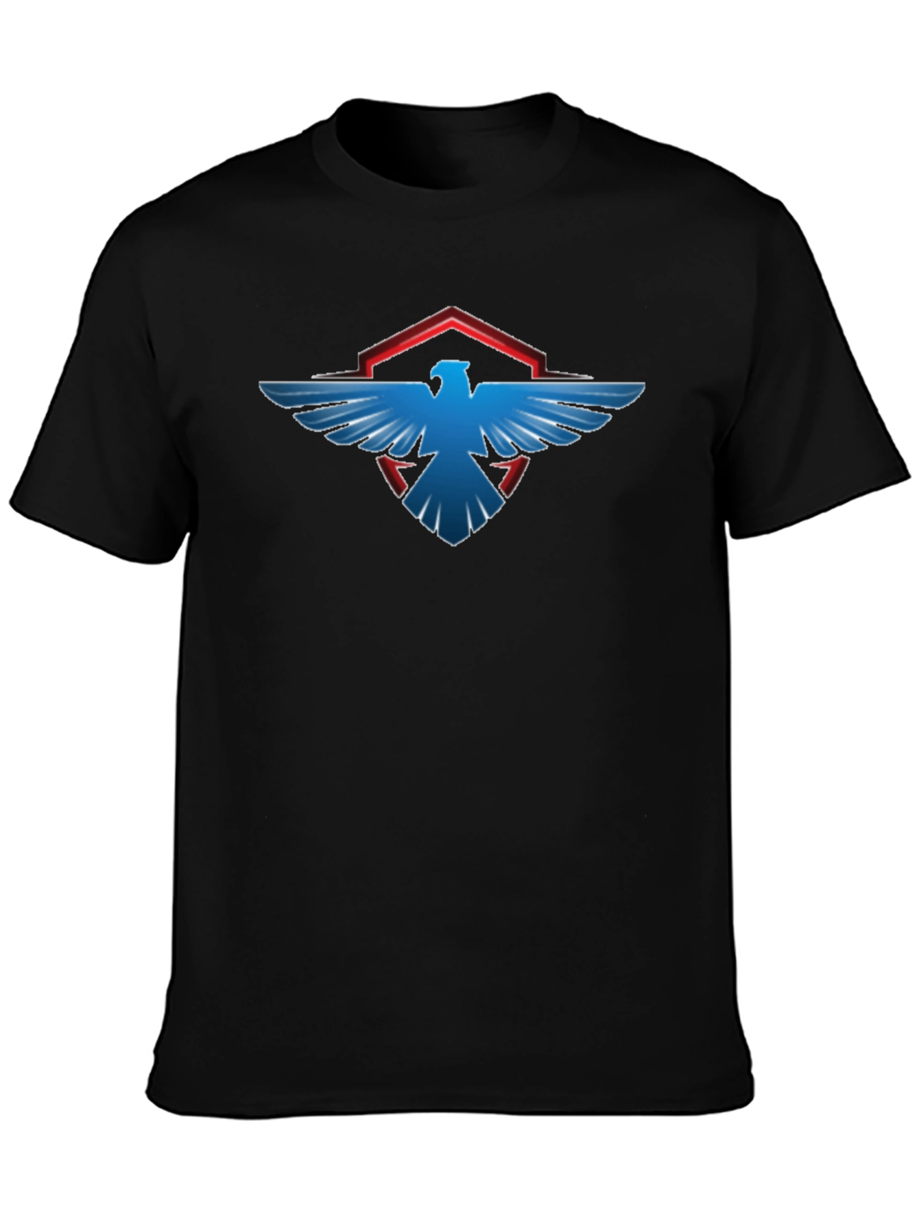 Bold Eagle Graphic Tee - Mens Black T-Shirt