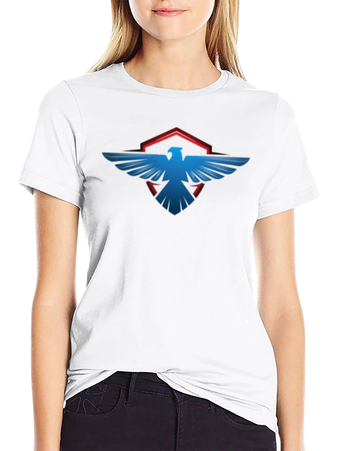 Bold Eagle Graphic Tee - Mens Black T-Shirt