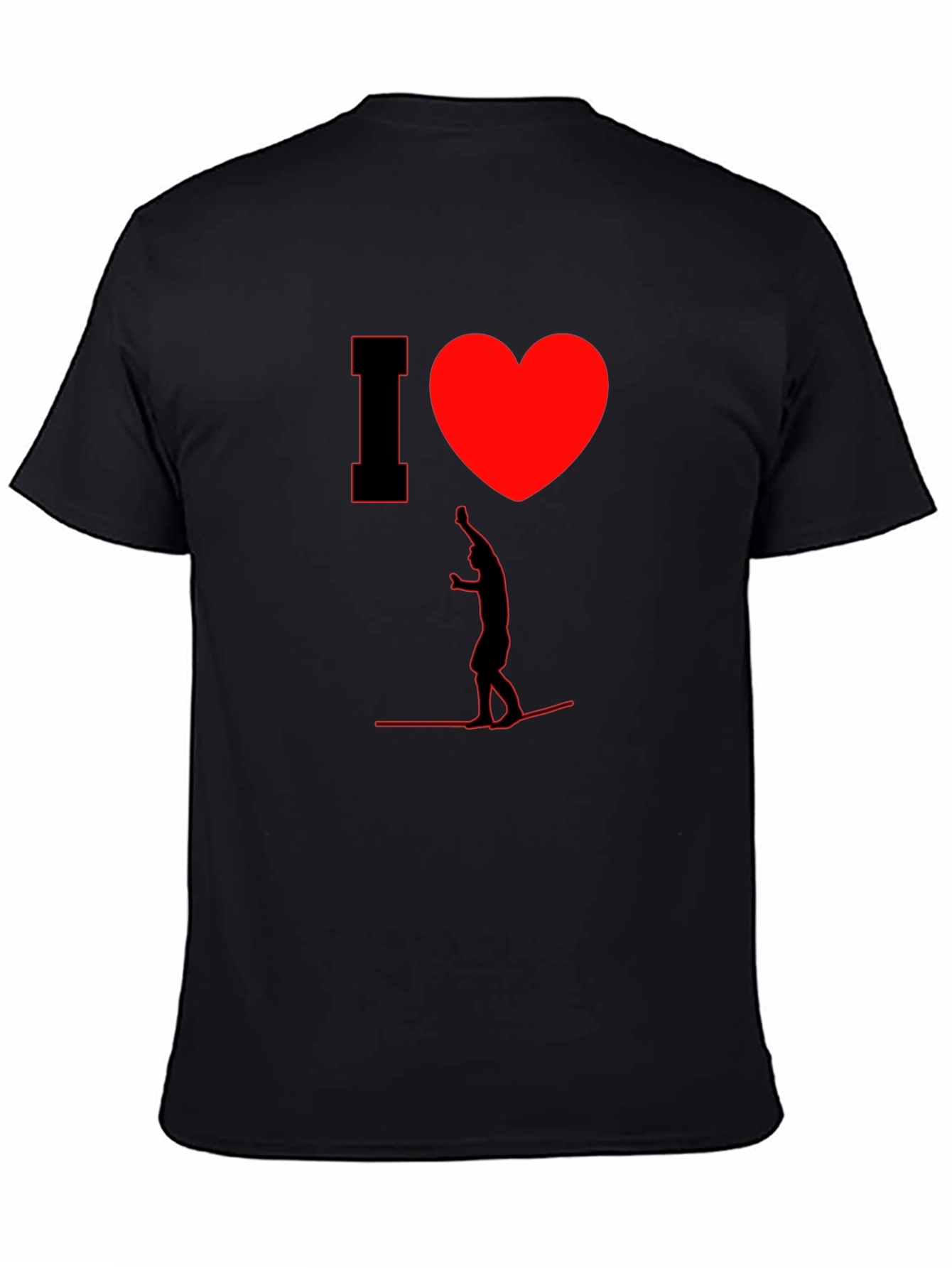 I Heart Wakeboarding Mens T-Shirt