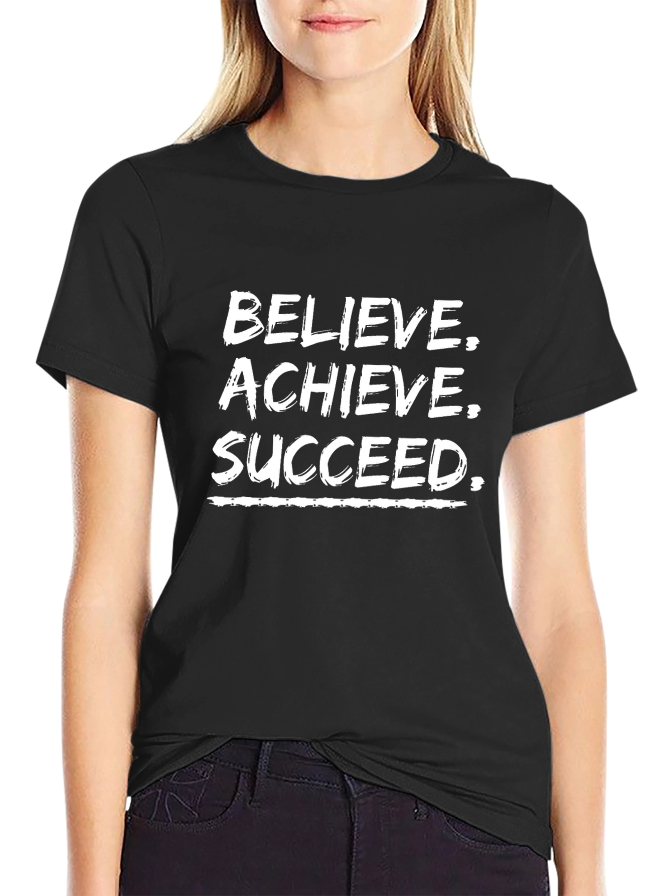 Motivational Believe Achieve Succeed T-Shirt