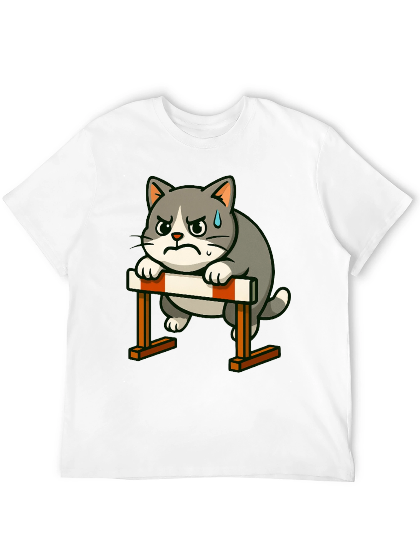 Cat Hurdler Graphic T-Shirt