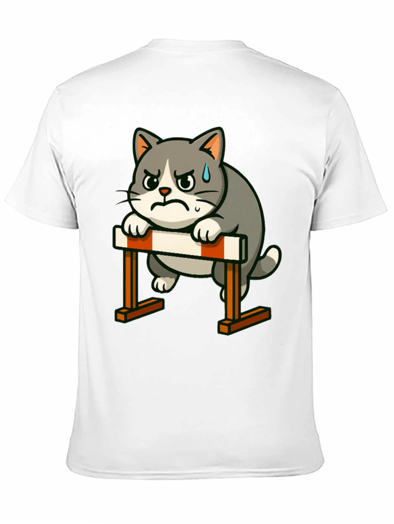 Cat Hurdler Graphic T-Shirt