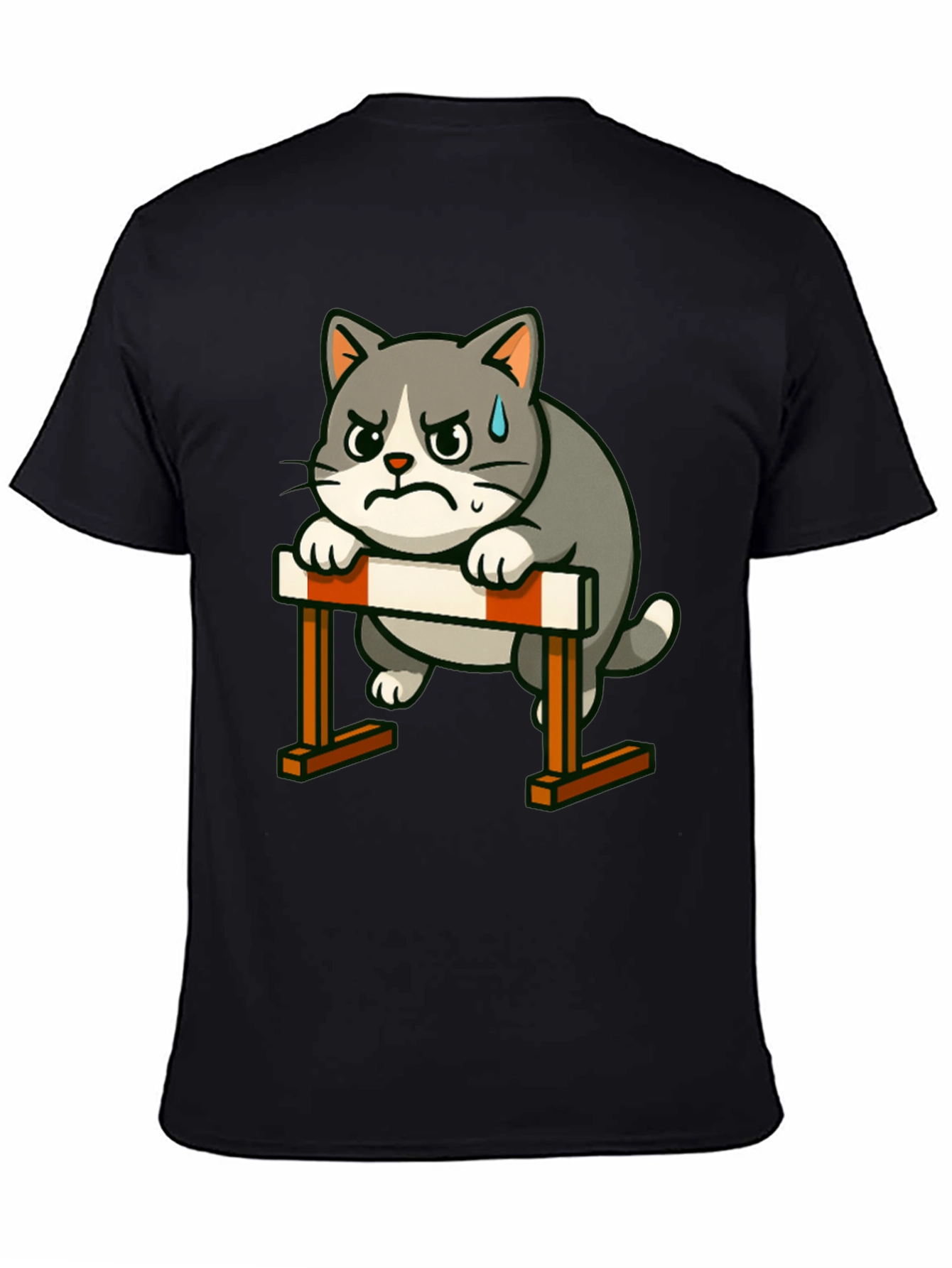 Cat Hurdler Graphic T-Shirt
