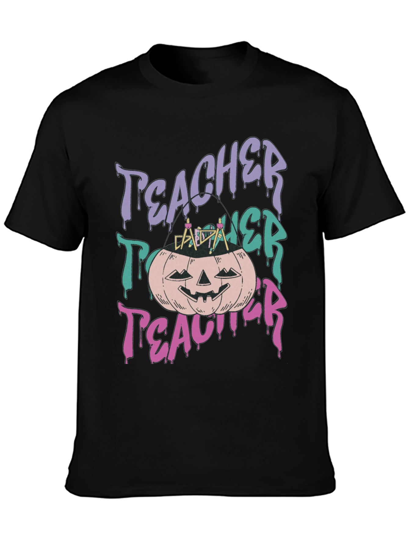 Teacher Halloween Pumpkin T-Shirt