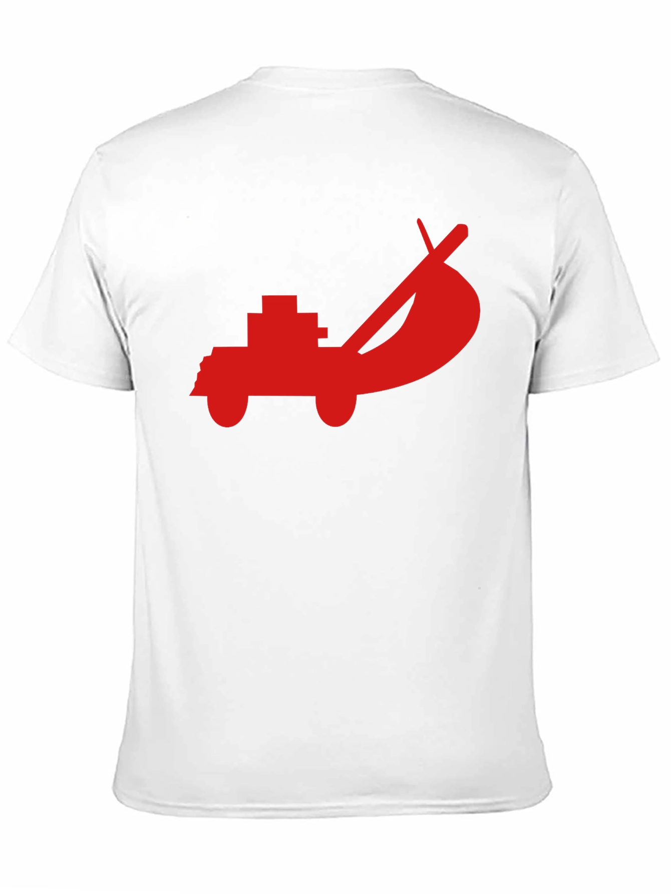 Cool Red Truck Graphic Black Tee