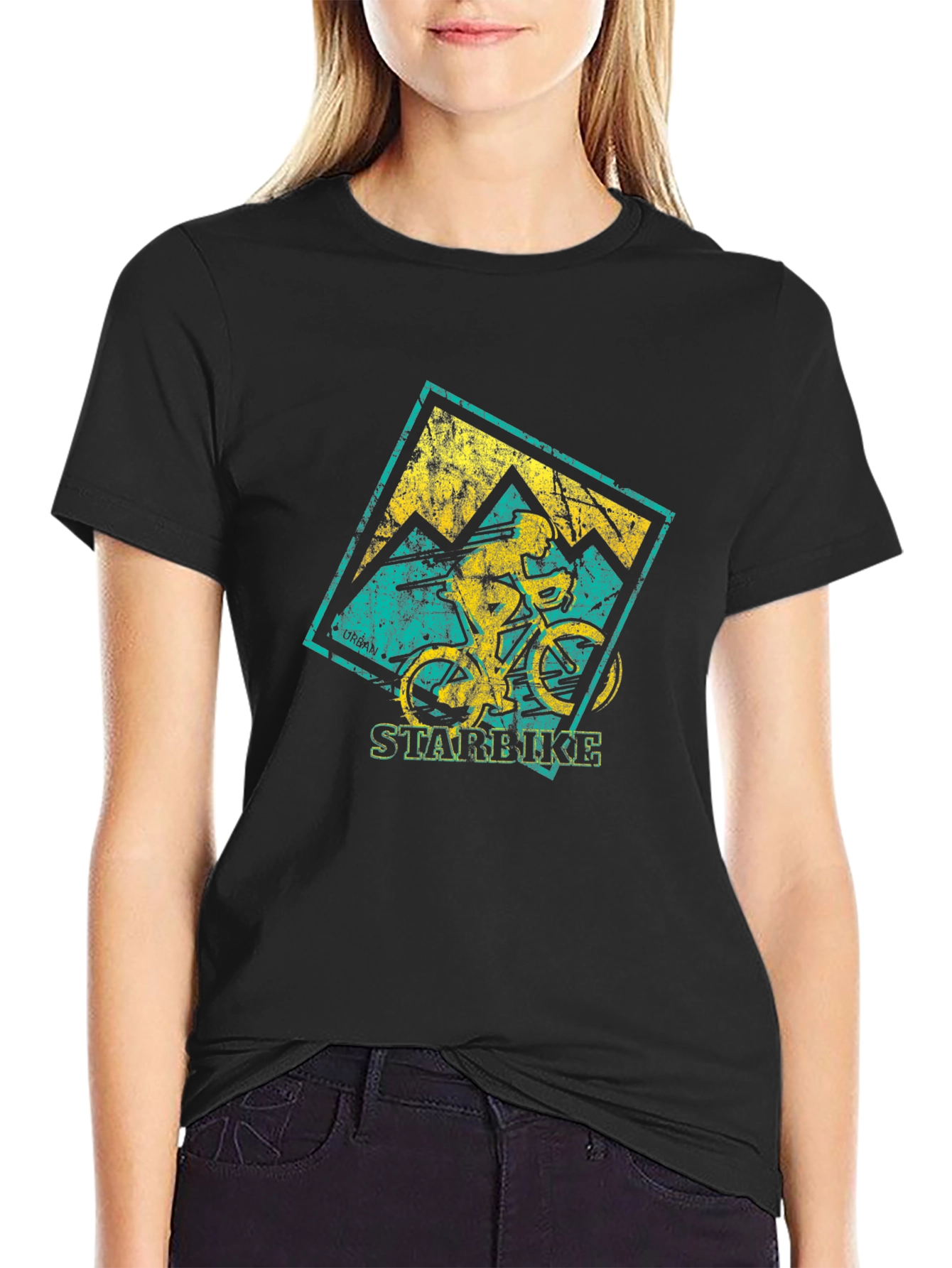 Mountain Biker Graphic T-Shirt - Starbike Design