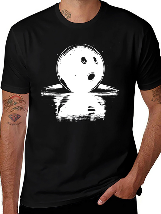 Bowling Ball Graphic Tee - Strike a Style!