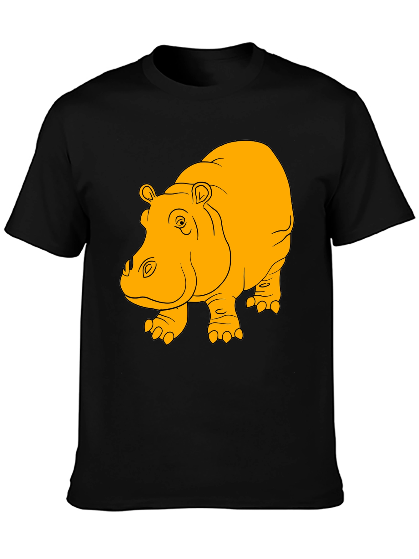 Hippo Graphic T-Shirt - Black