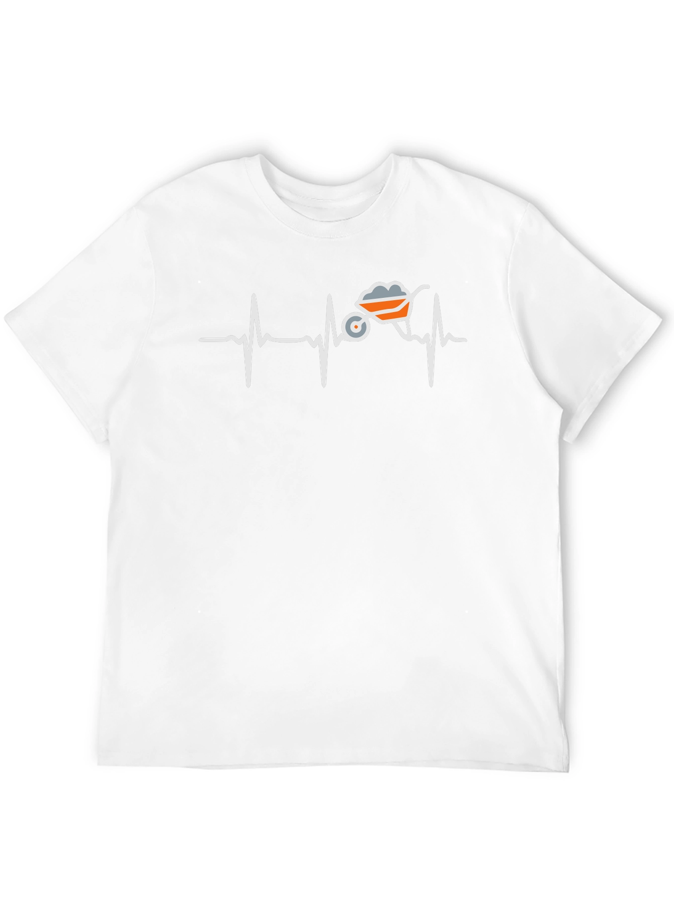 Gardeners Heartbeat T-Shirt - Wheelbarrow Design