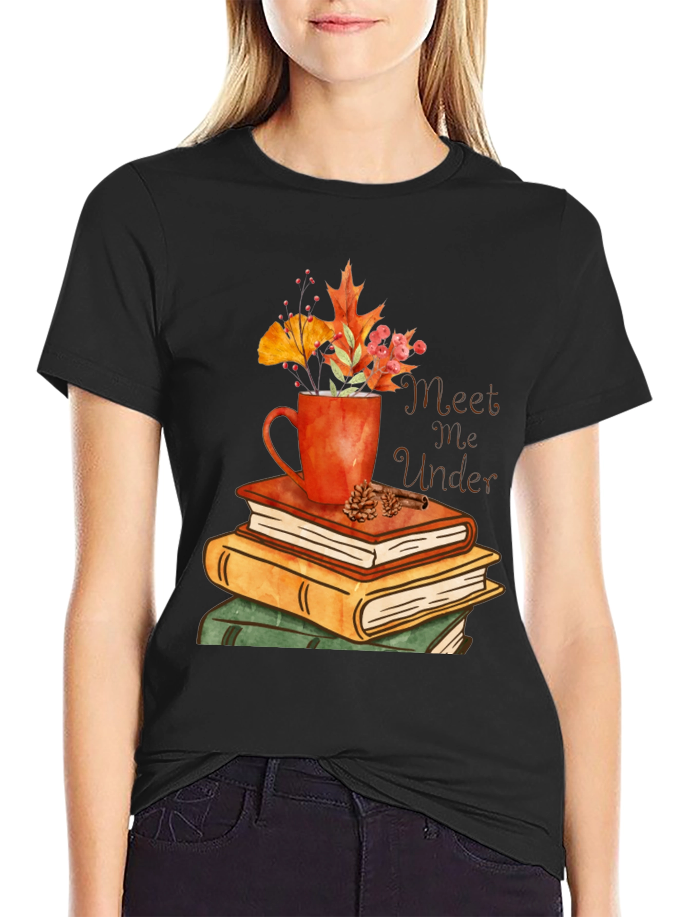 Autumn Book Lover T-Shirt
