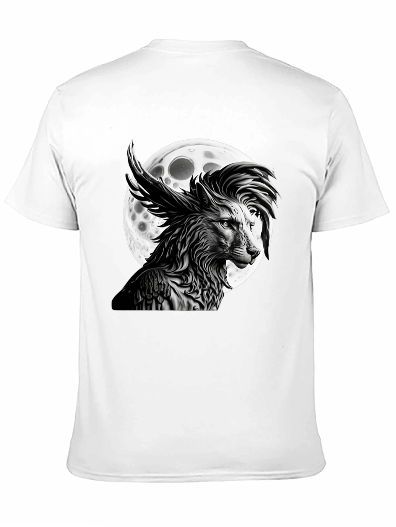 Wolf Moon Graphic Tee - Unique Design