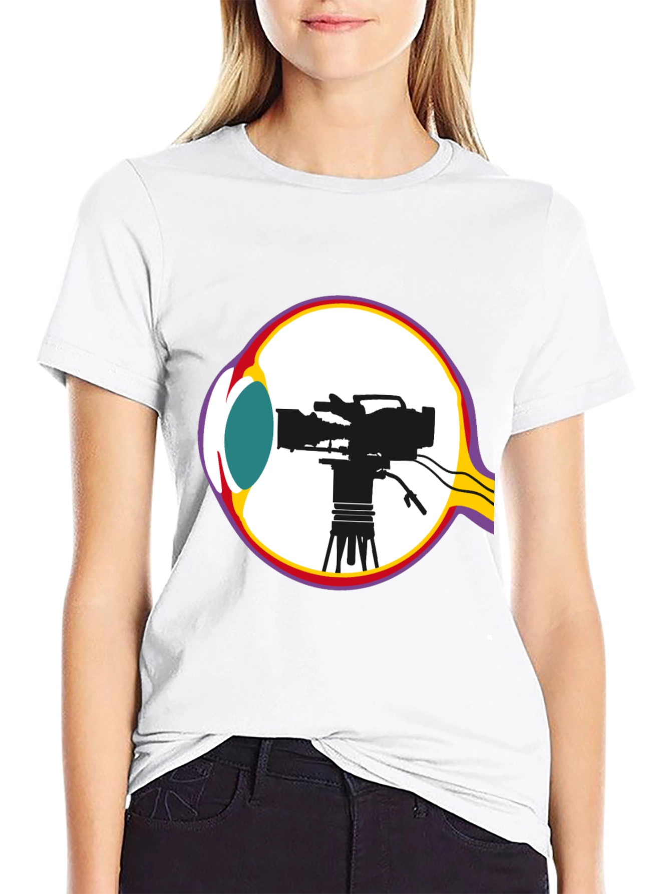 Eye Camera Black T-Shirt