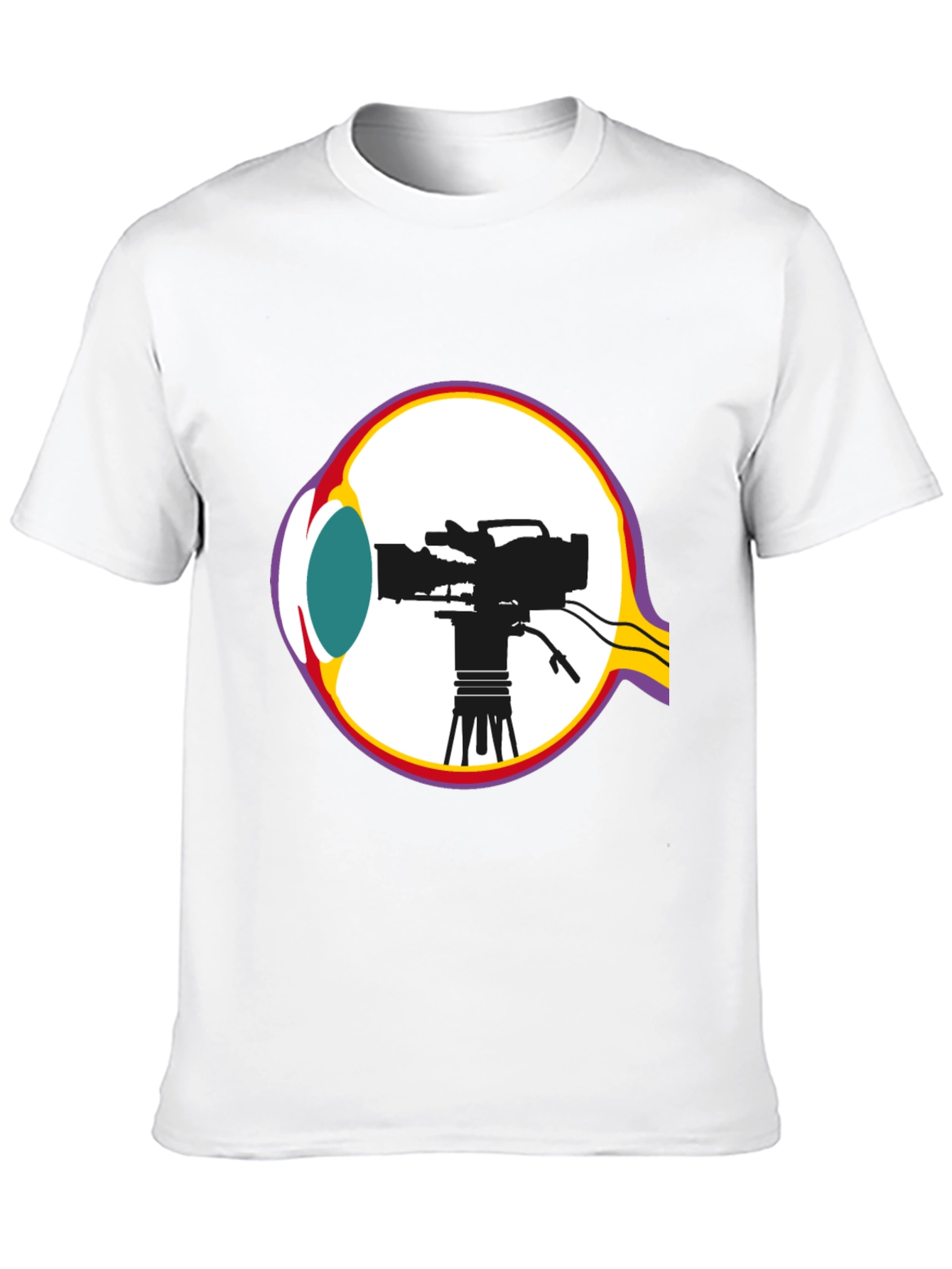 Eye Camera Black T-Shirt