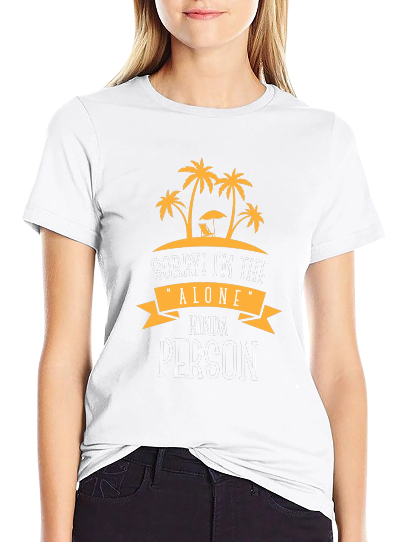 Alone Kinda Person Graphic Tee - Beach Vibes