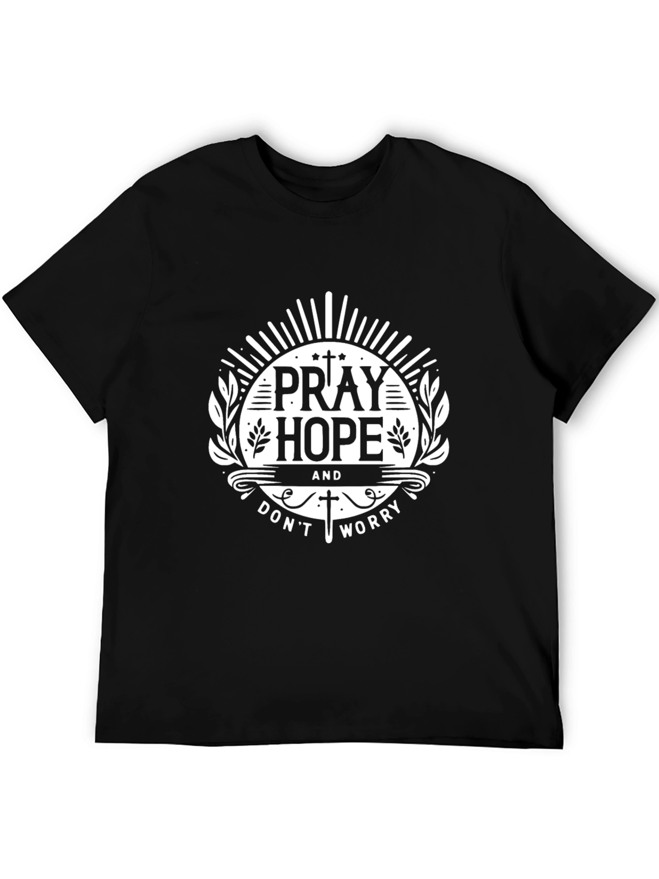 Pray Hope Worry Christian Graphic T-Shirt