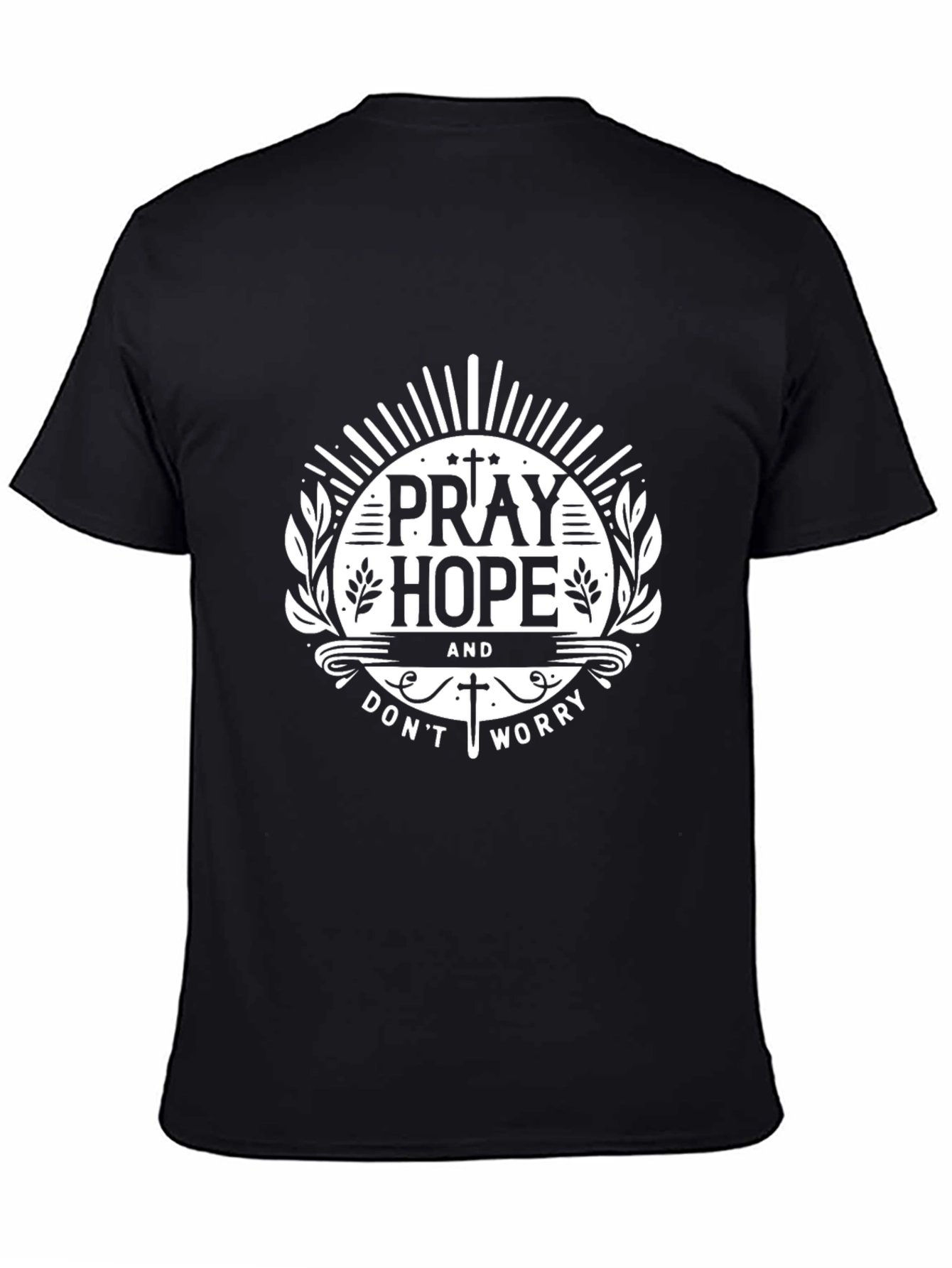Pray Hope Worry Christian Graphic T-Shirt