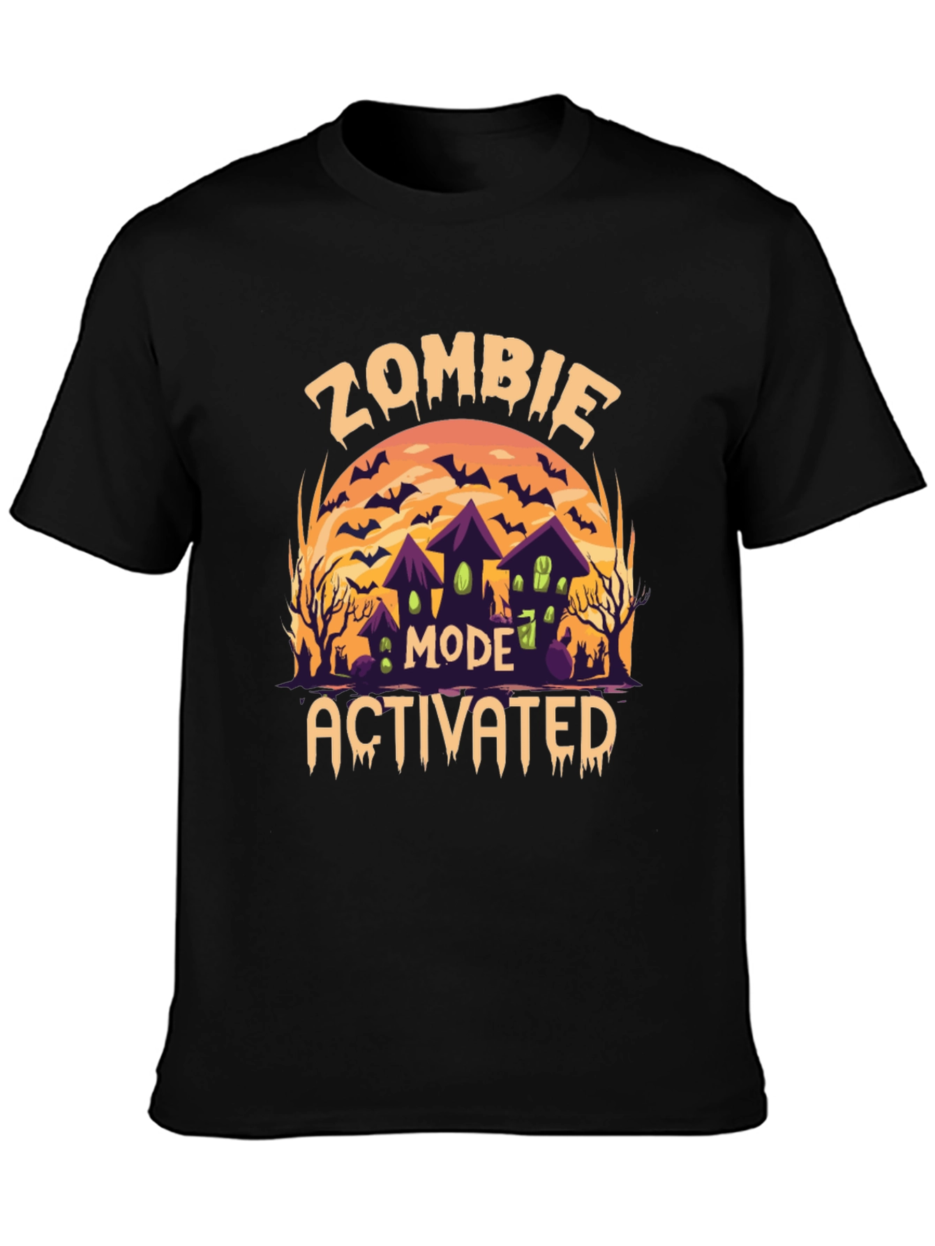 Zombie Mode Activated Halloween T-Shirt
