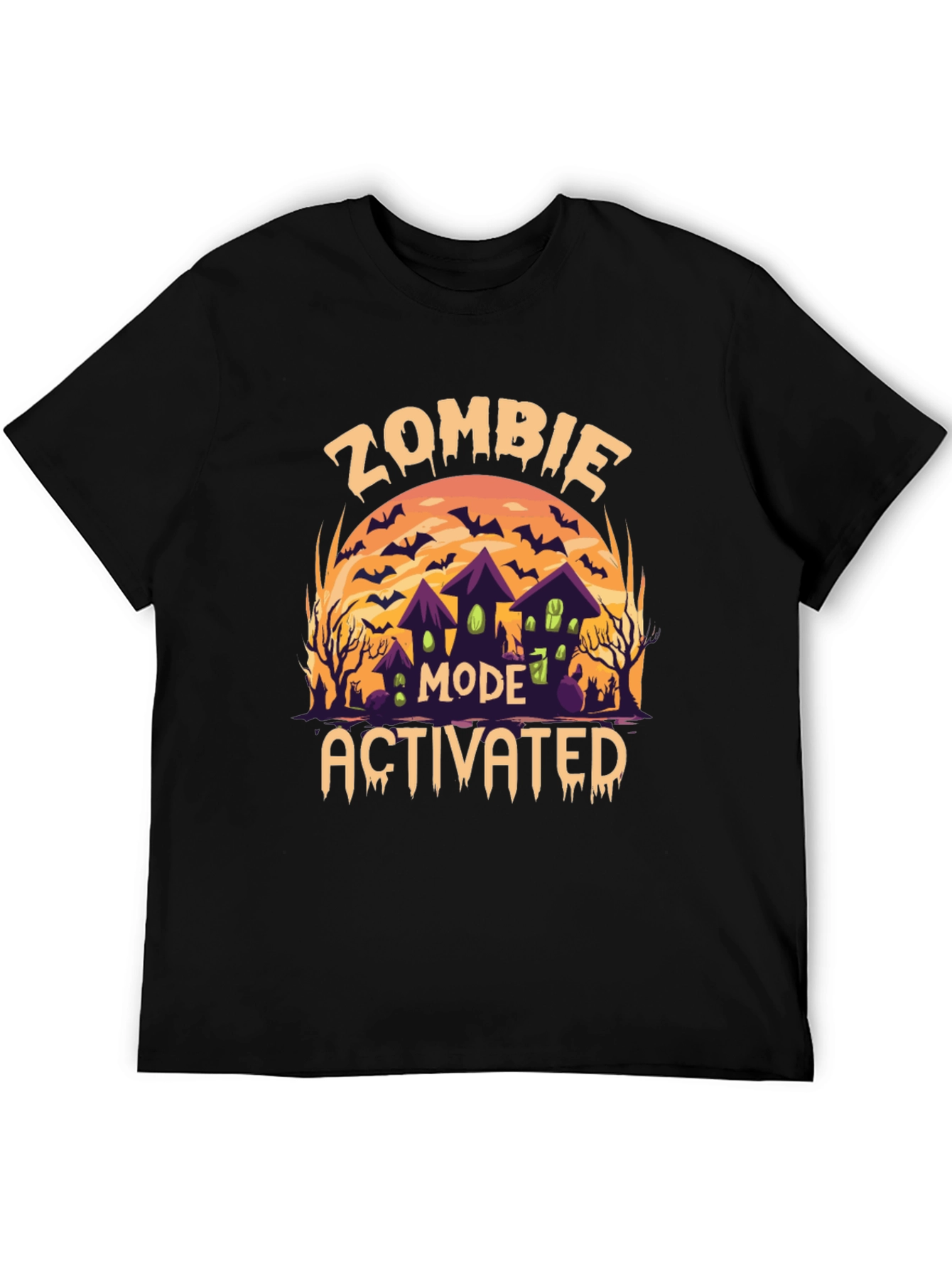 Zombie Mode Activated Halloween T-Shirt