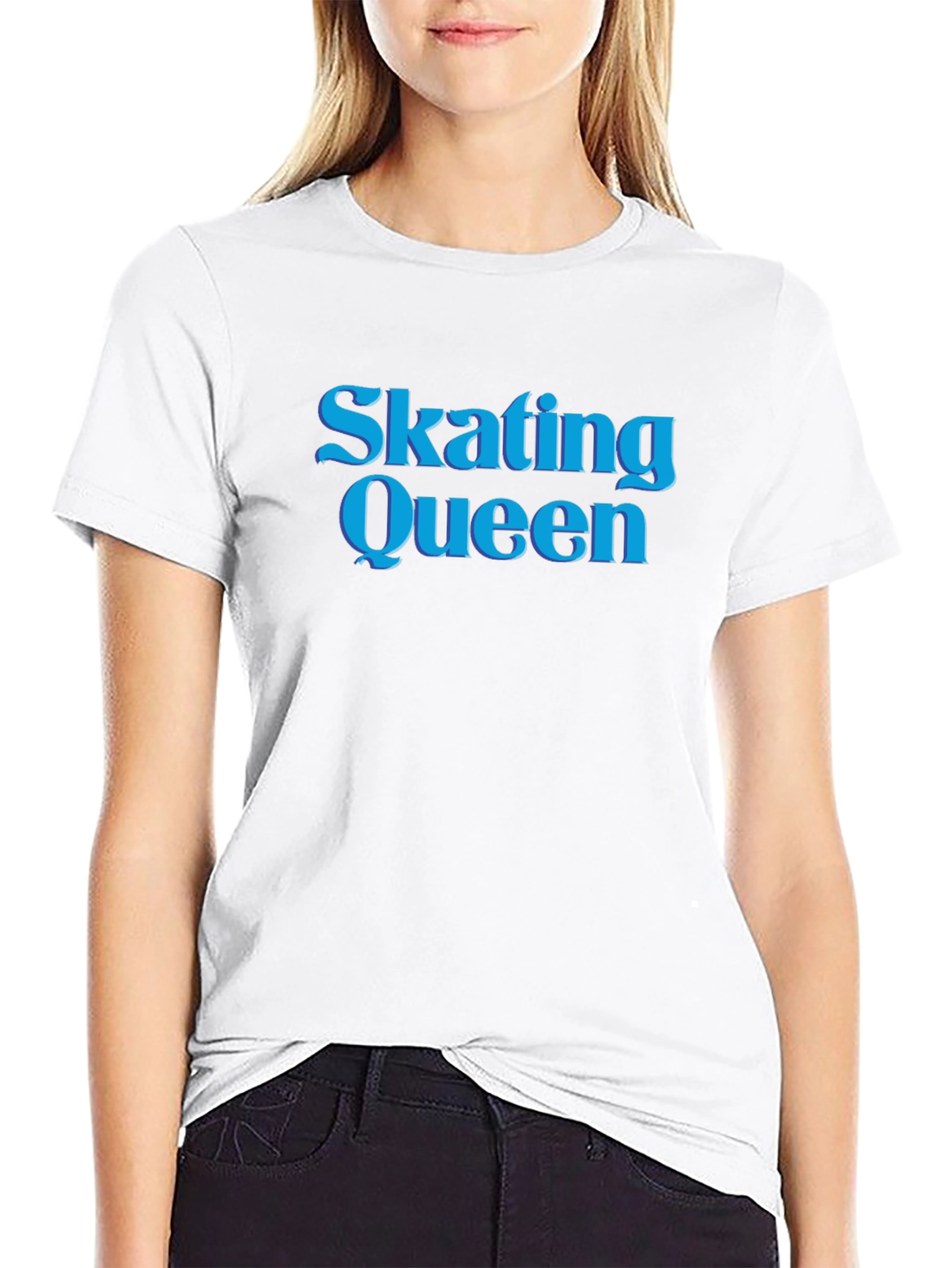 Skating Queen Black T-Shirt