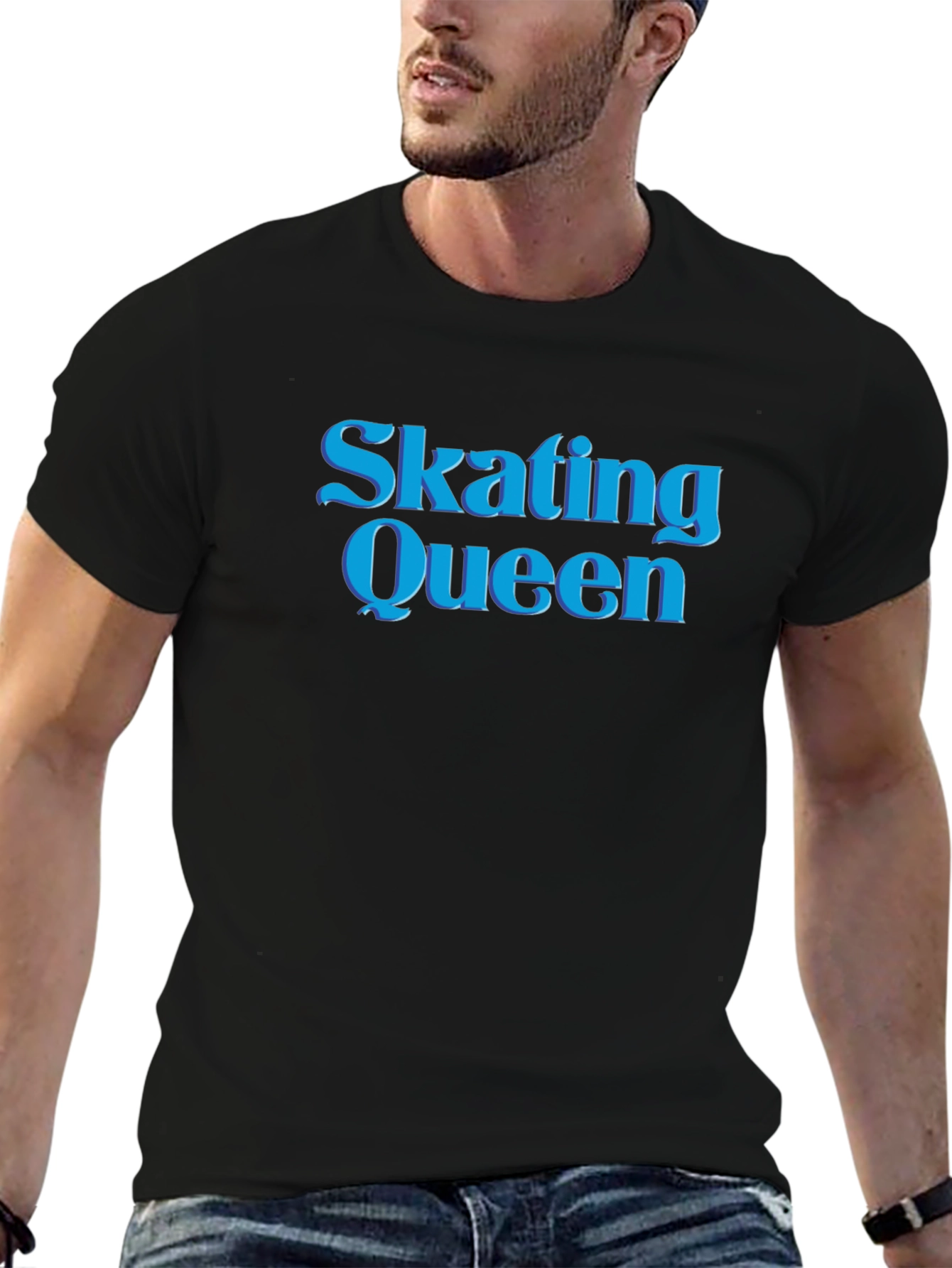 Skating Queen Black T-Shirt