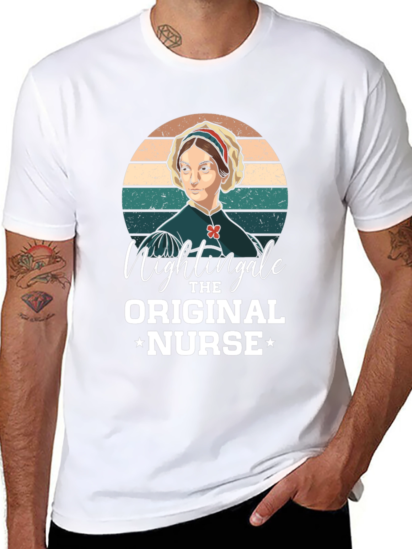 Nightingale Original Nurse Graphic T-Shirt