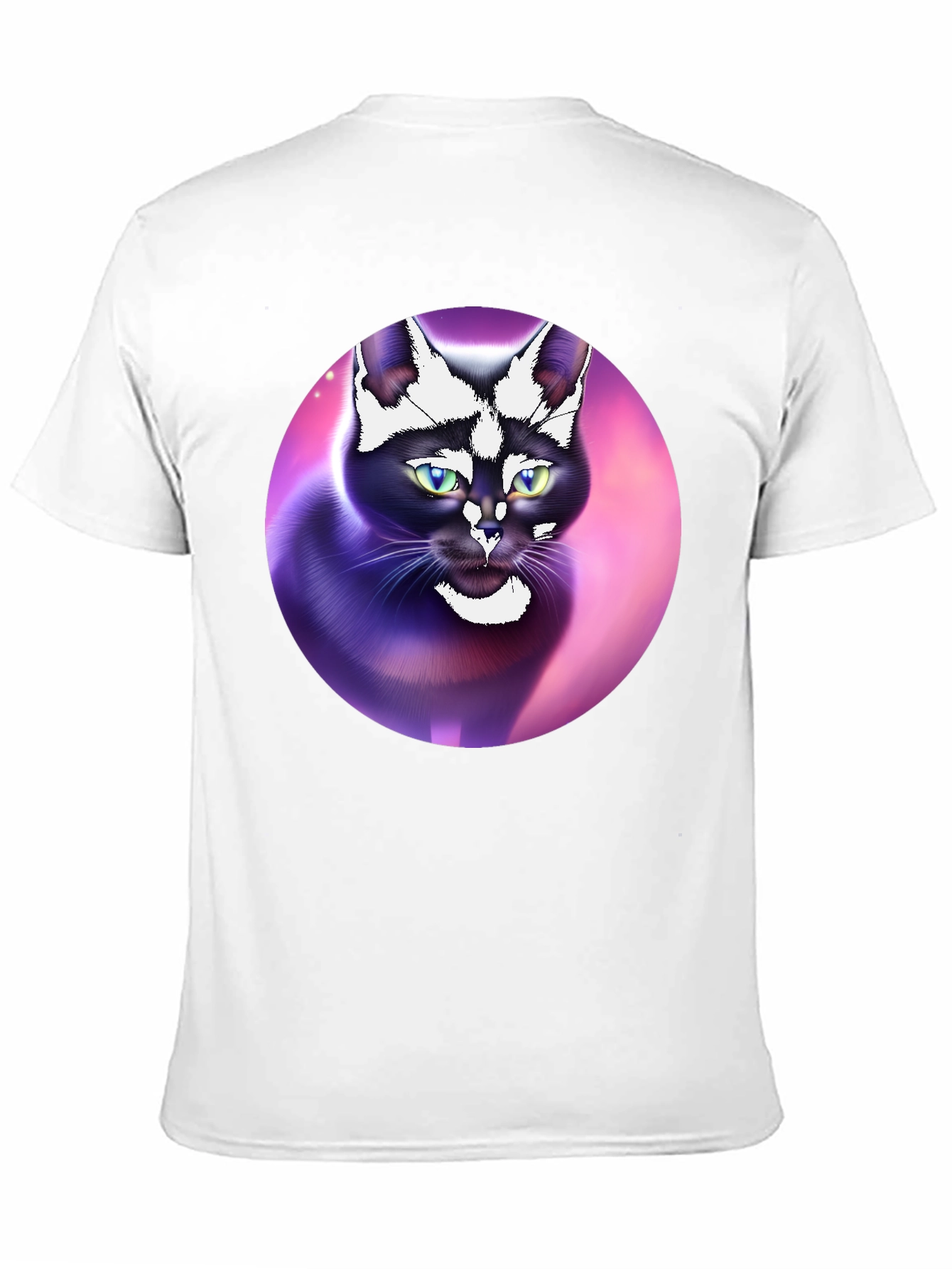 Black Cat Portrait Graphic Tee