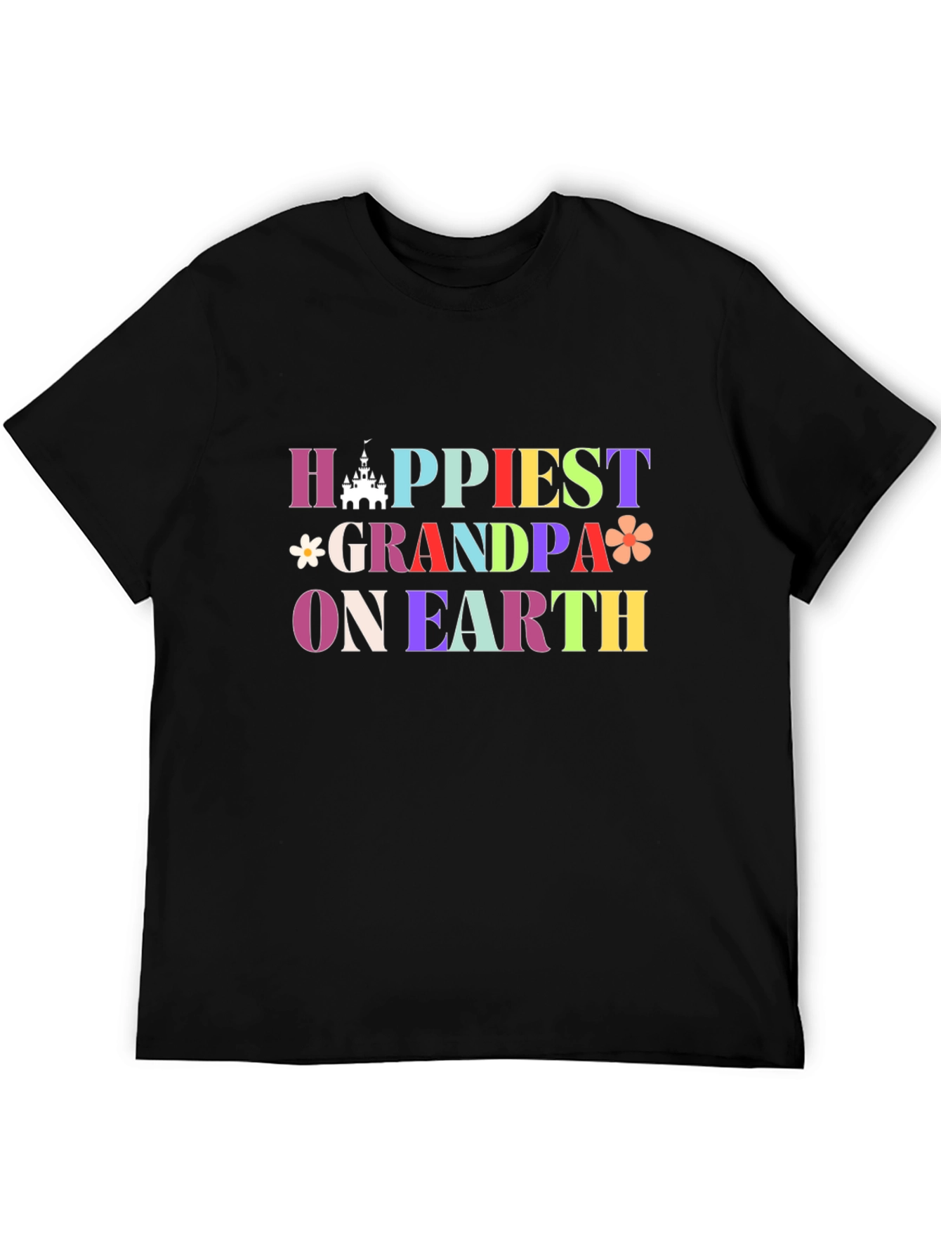 Happiest Grandpa on Earth Graphic T-Shirt