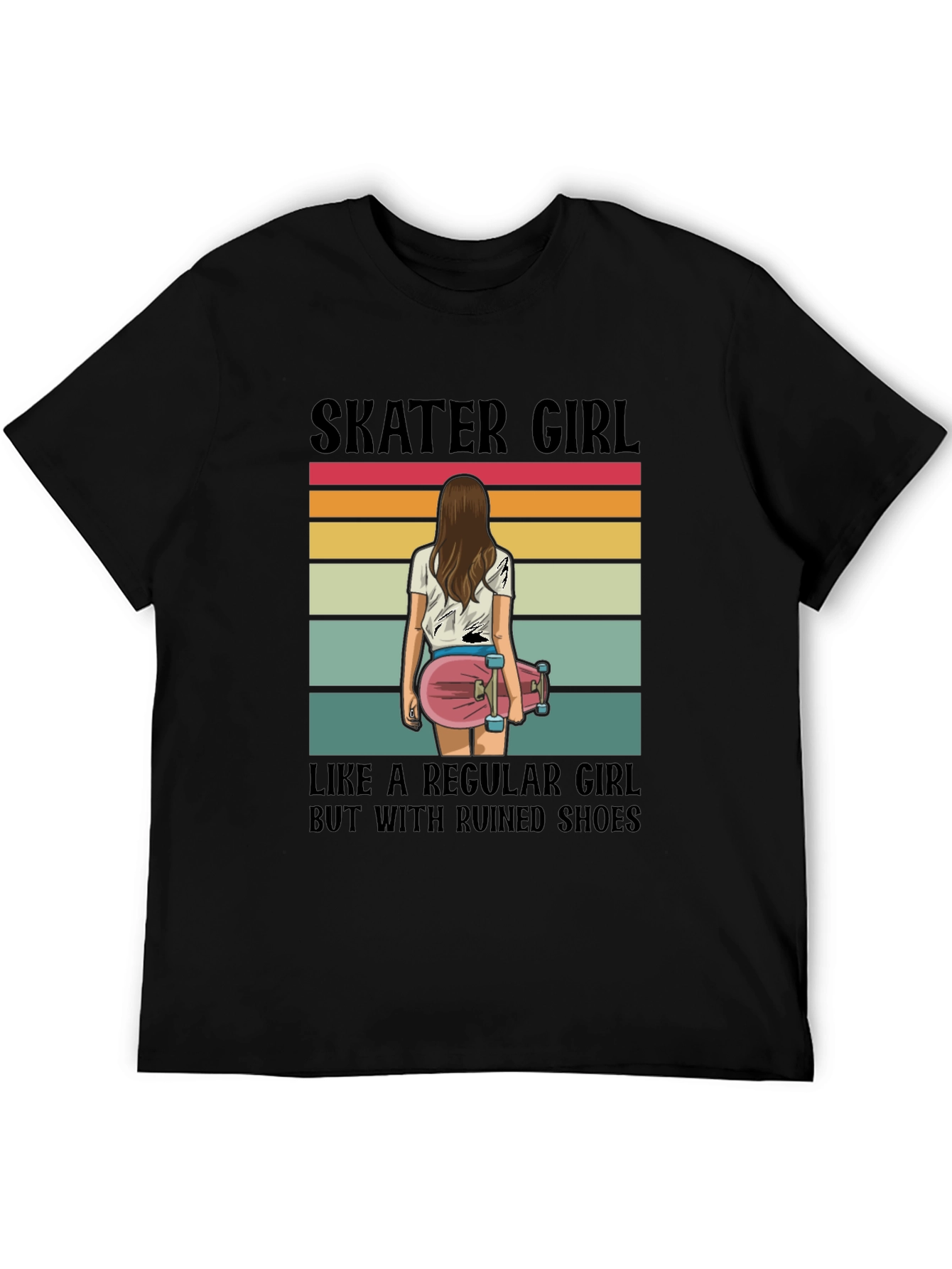 Skater Girl T-Shirt - Ruined Shoes Tee