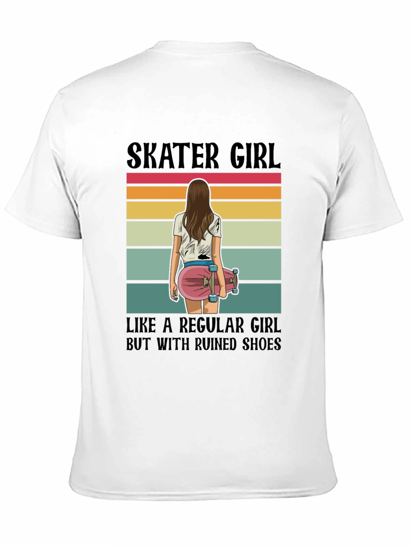 Skater Girl T-Shirt - Ruined Shoes Tee