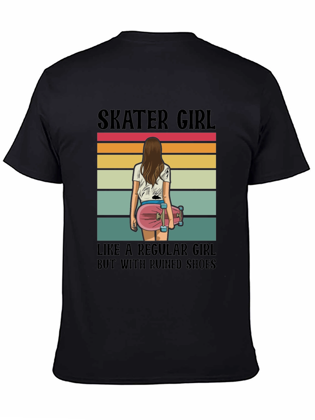 Skater Girl T-Shirt - Ruined Shoes Tee