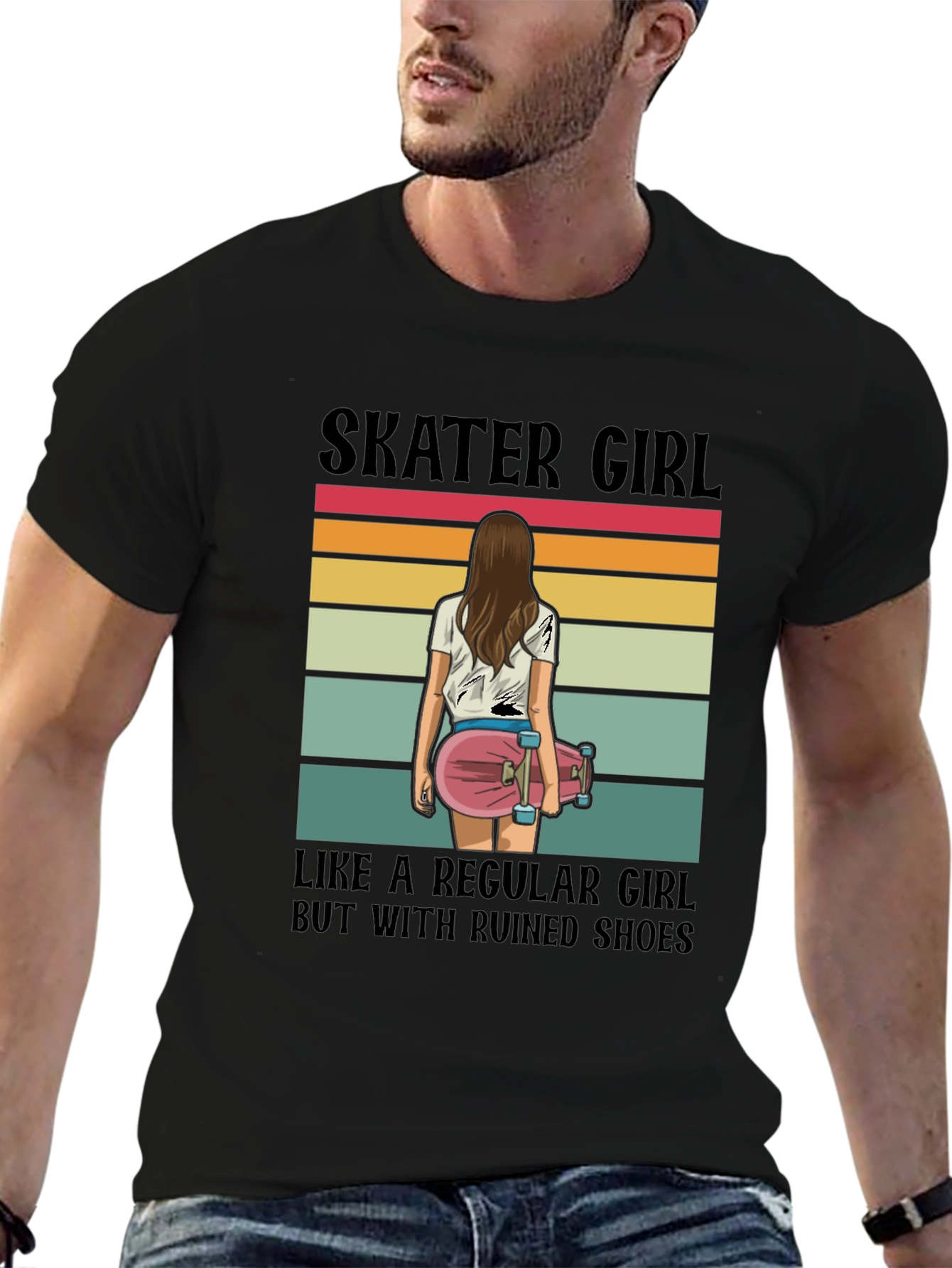 Skater Girl T-Shirt - Ruined Shoes Tee