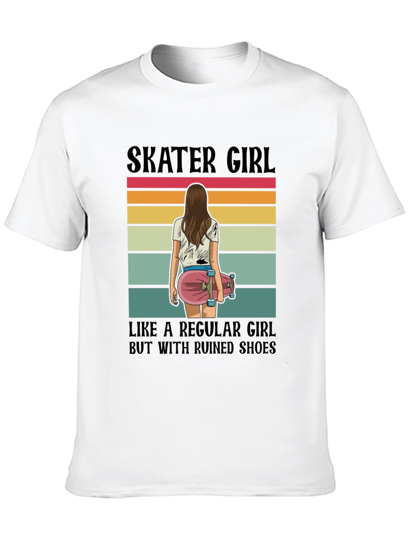 Skater Girl T-Shirt - Ruined Shoes Tee